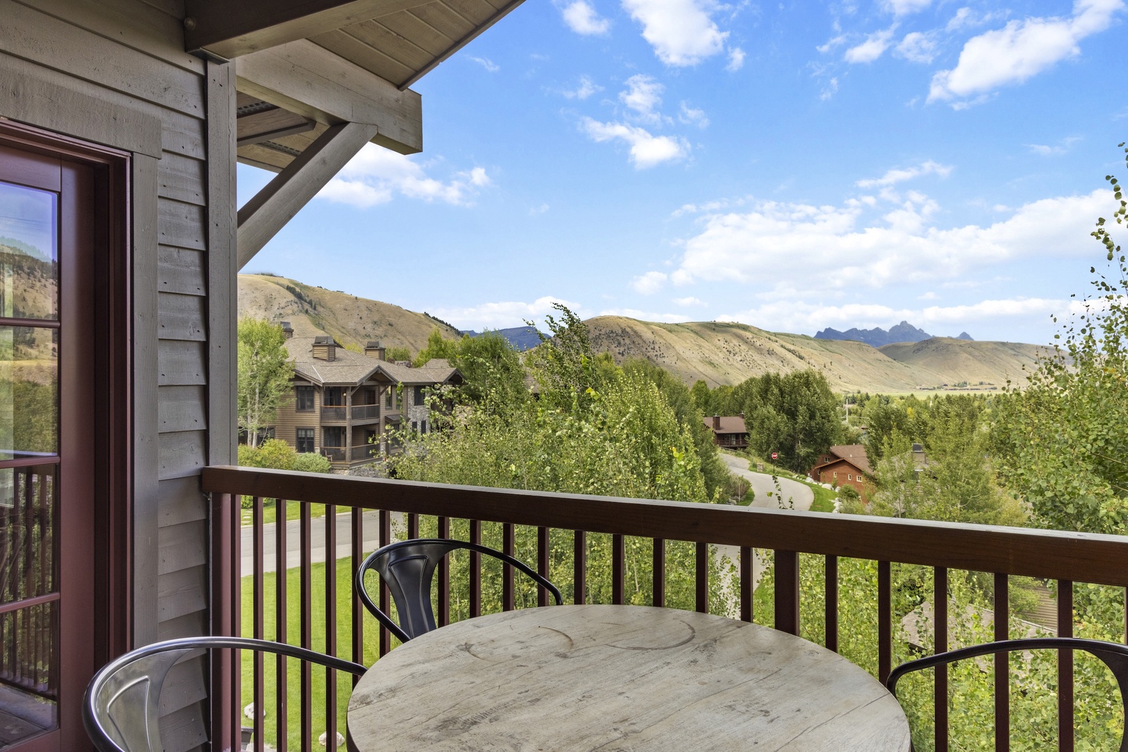 Patio with Teton Views