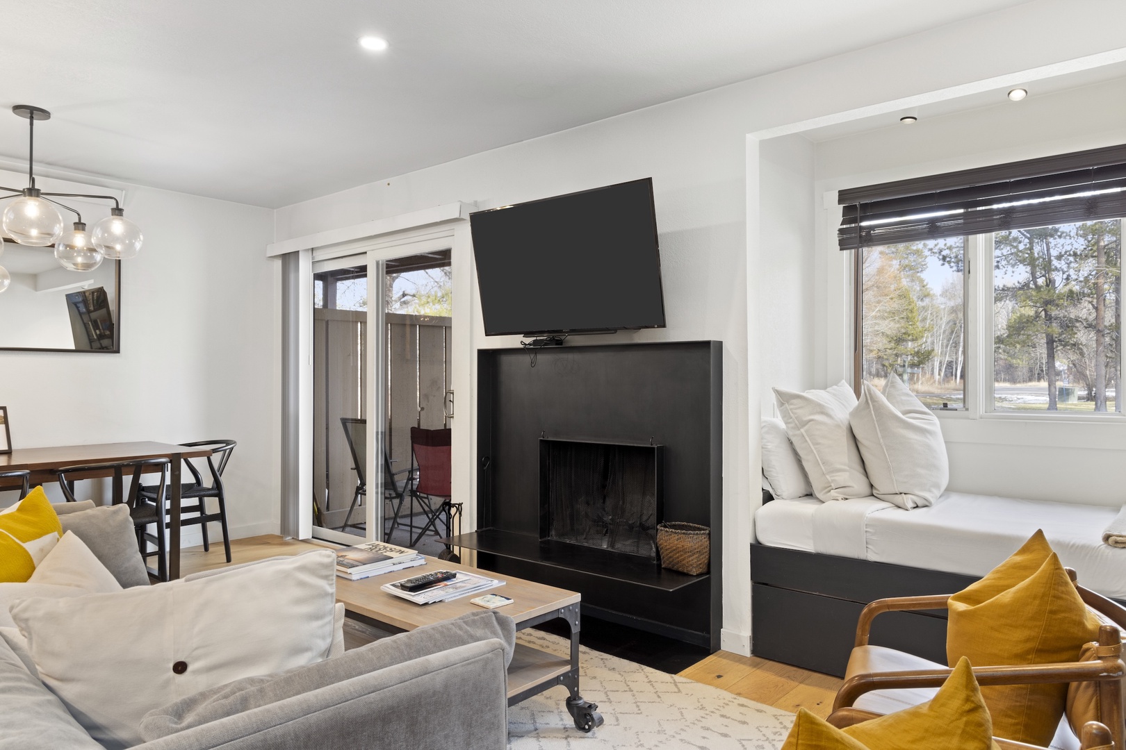 Living Room with Fireplace