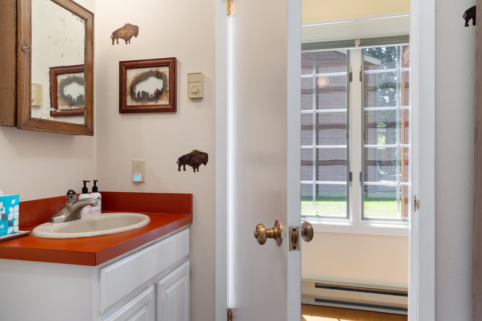 Guest Bathroom with Laundry