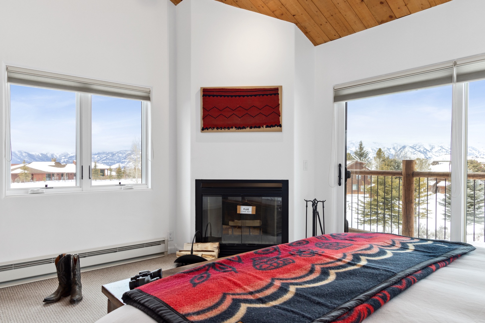 Primary Bedroom with Fireplace