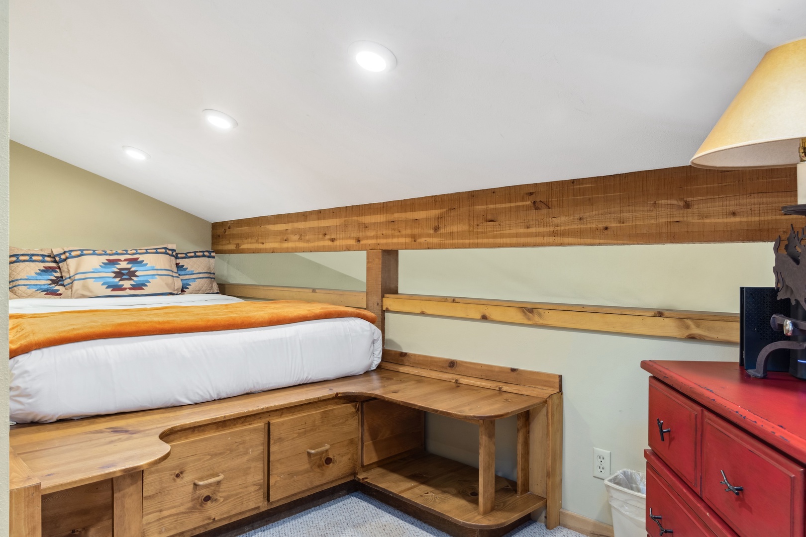 Queen Bed in Loft