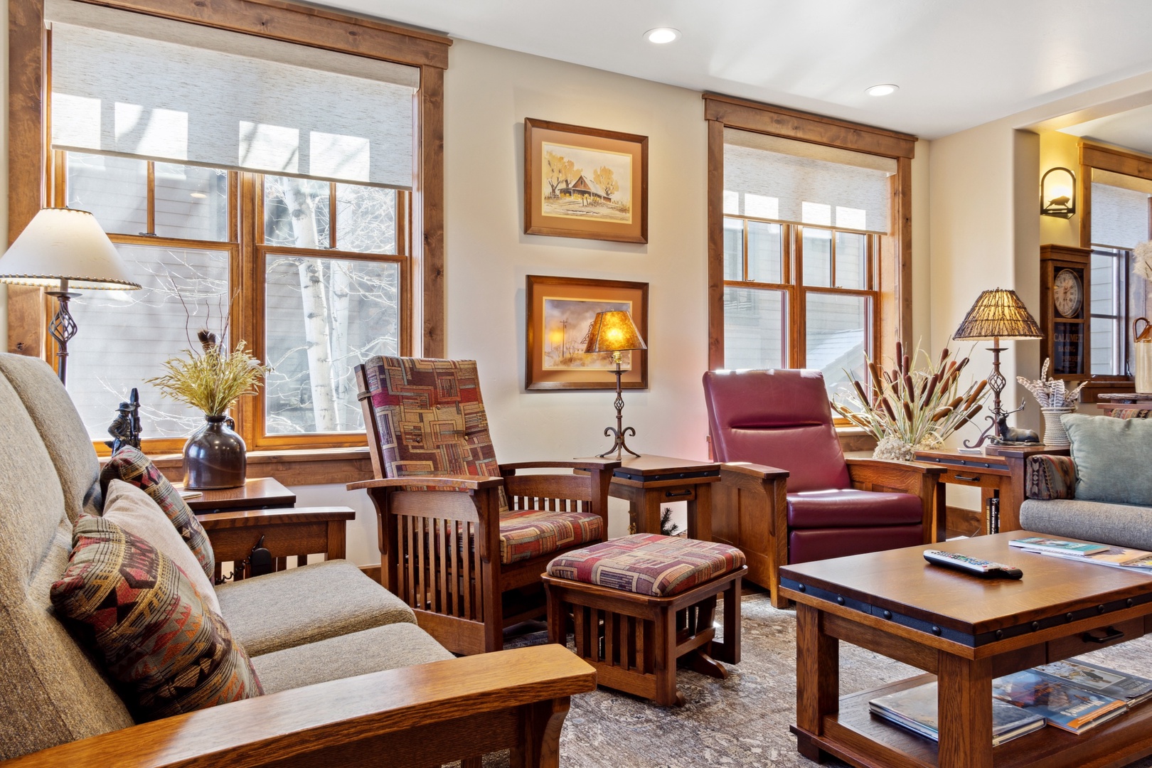 Living Room with Fireplace