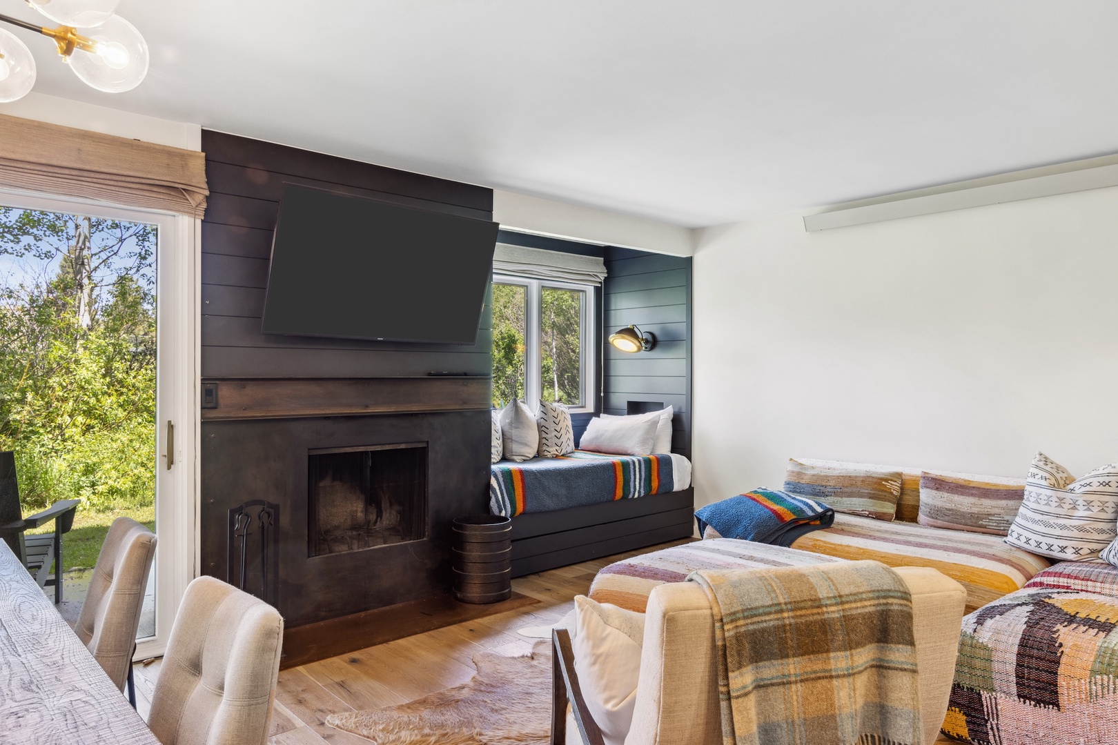 Living Room with Fireplace