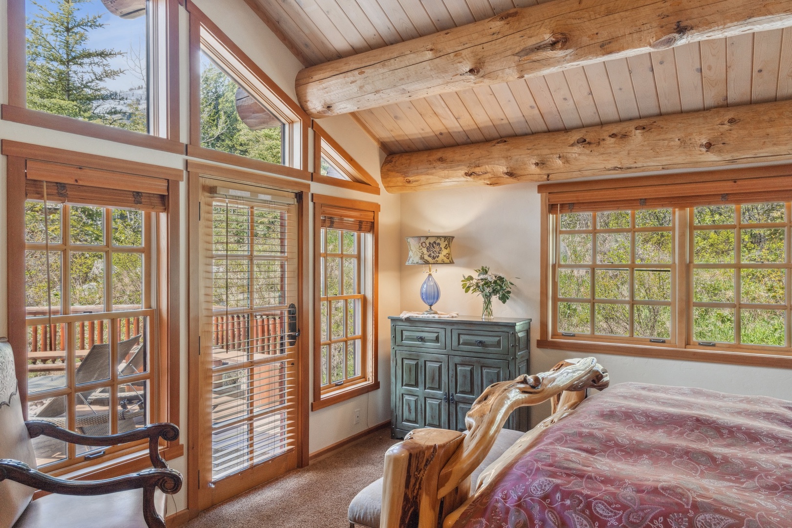 NOT AVAILABLE UNITL JUNE 1 - Main House Primary Bedroom ; All furniture has been updated
