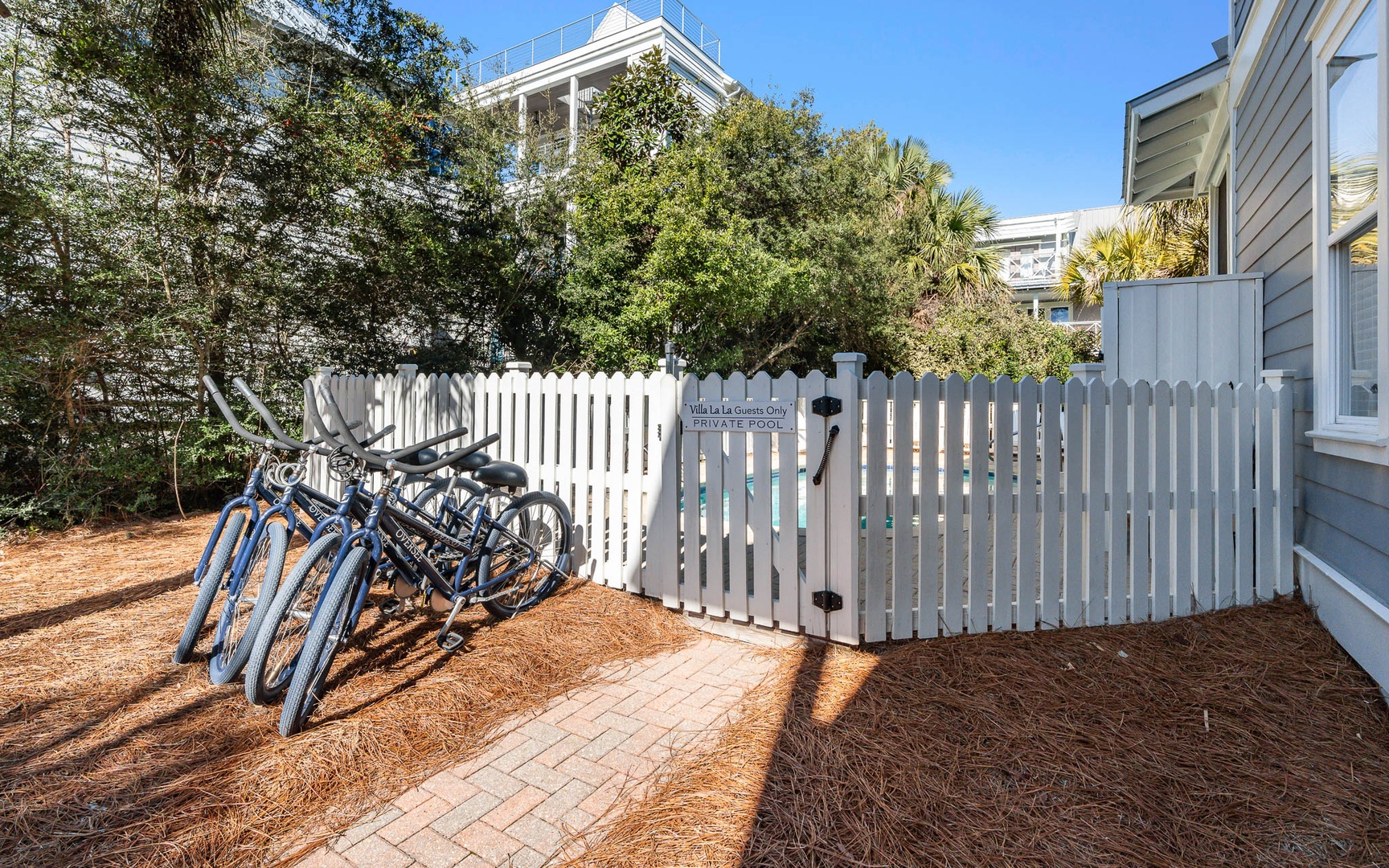 Grab your bikes and explore the charming neighborhood at your own pace, with convenient bike storage right outside your door.