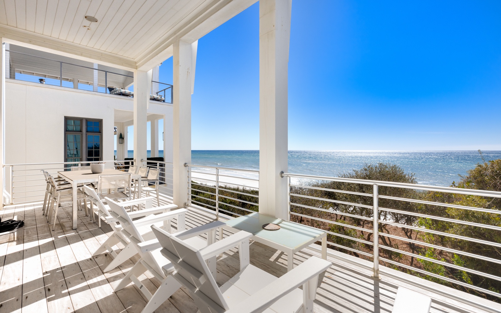 Relax on your private gulf front deck where morning coffee meets endless sea views and gentle coastal breezes.