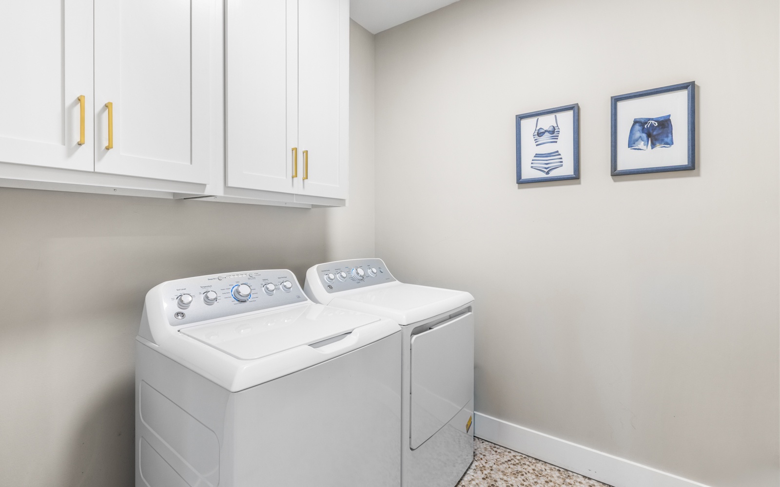 Your own private laundry room keeps your vacation wardrobe fresh and ready for any adventure.