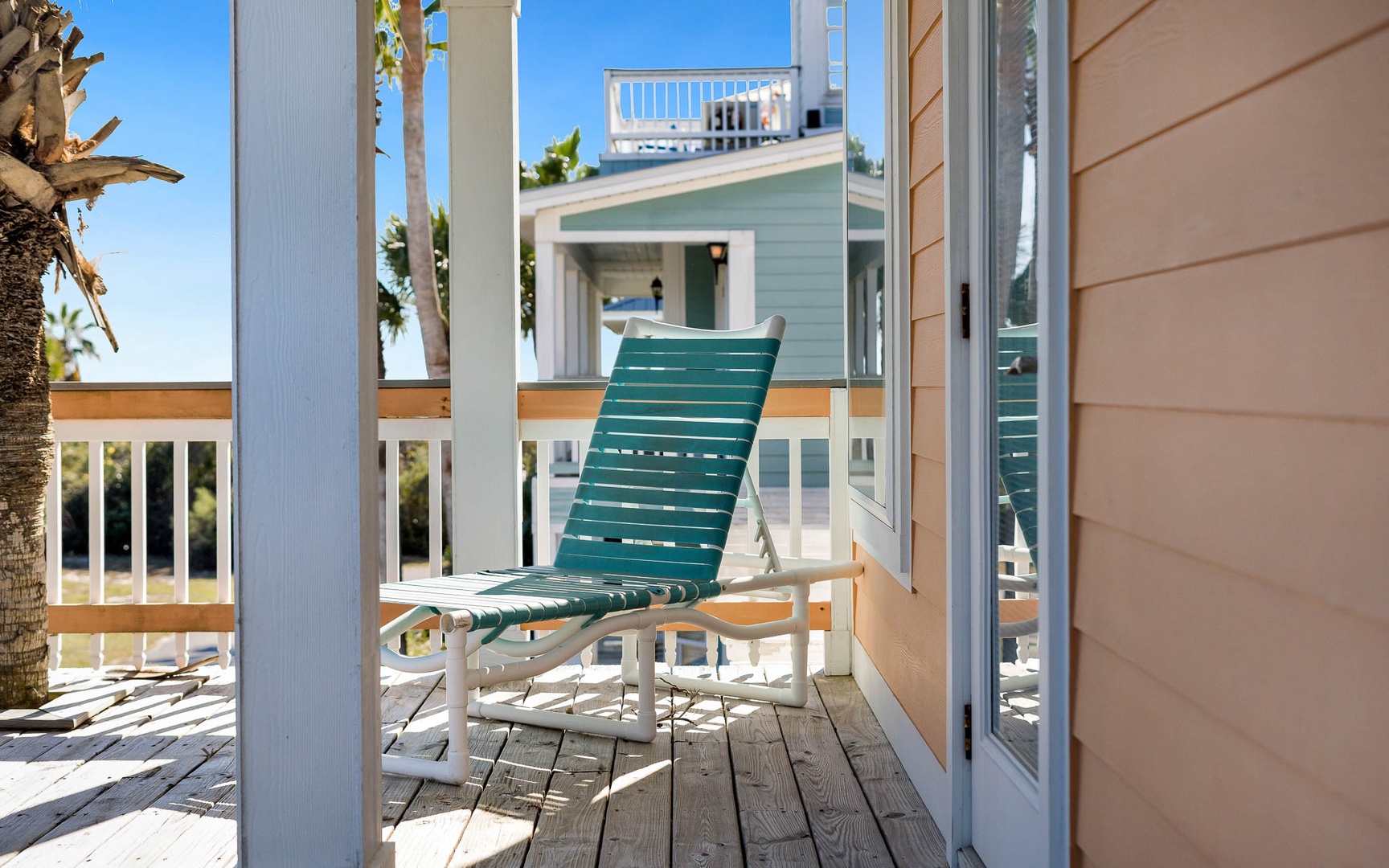 Step onto your private balcony where tropical breezes and sunshine await, perfect for morning coffee or afternoon relaxation.