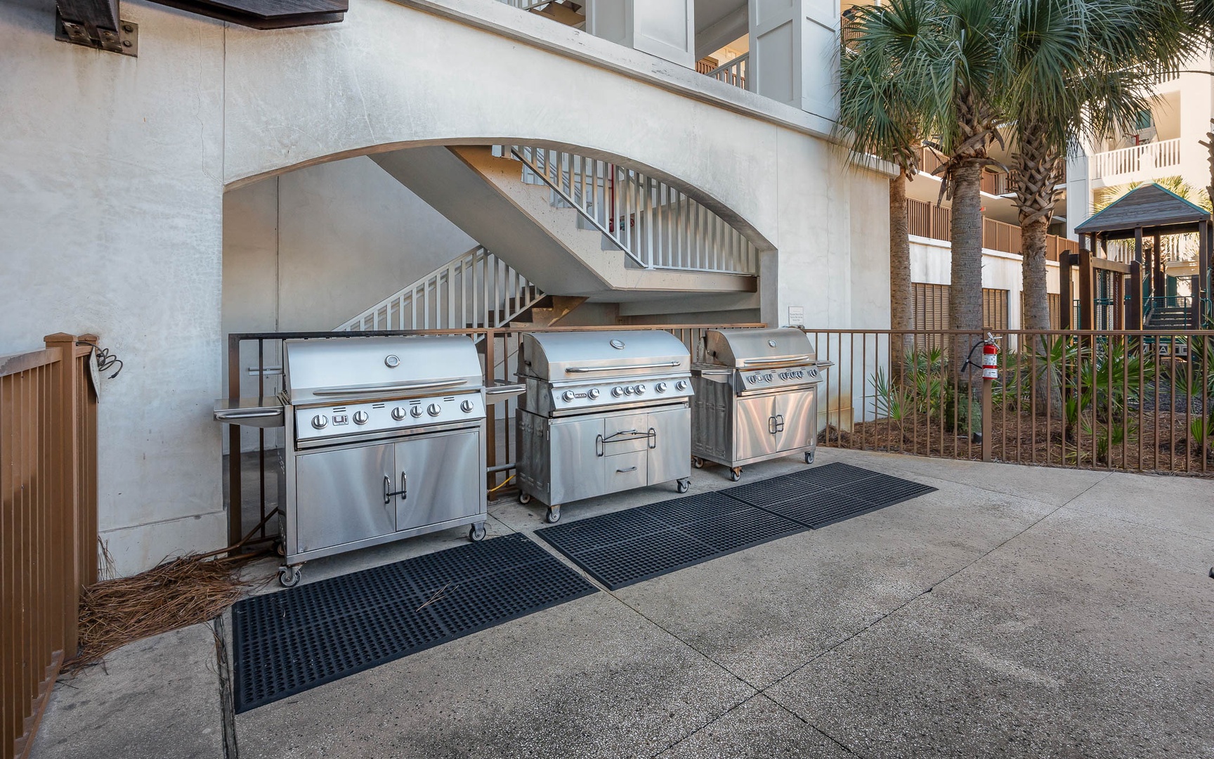 Fire up your culinary creativity at these premium stainless steel grills, perfectly positioned for memorable outdoor cooking experiences.