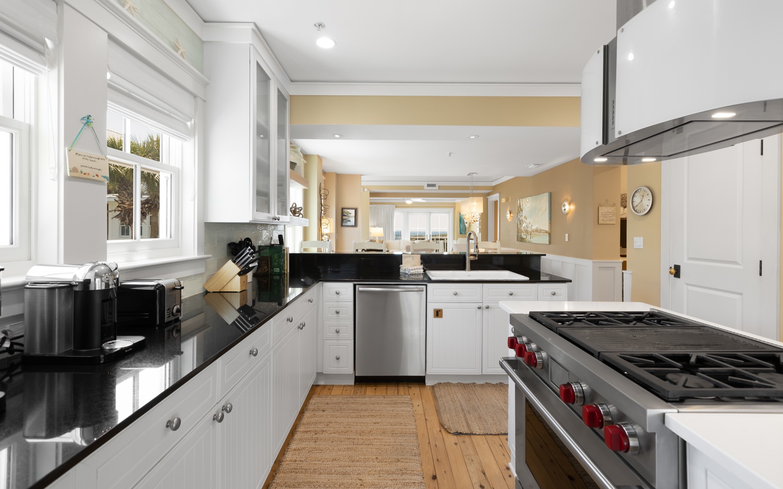Your dream kitchen awaits with pristine white cabinets, sleek granite counters, and professional-grade stainless steel appliances ready for your culinary adventures.