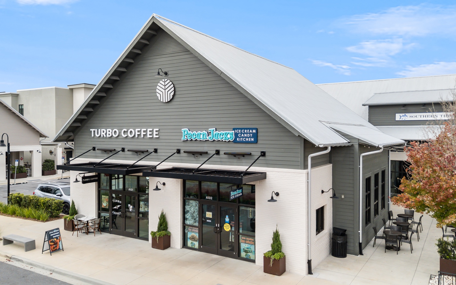 Charming local coffee shop and ice cream parlor just steps from your stay, perfect for morning coffee runs and sweet treats.