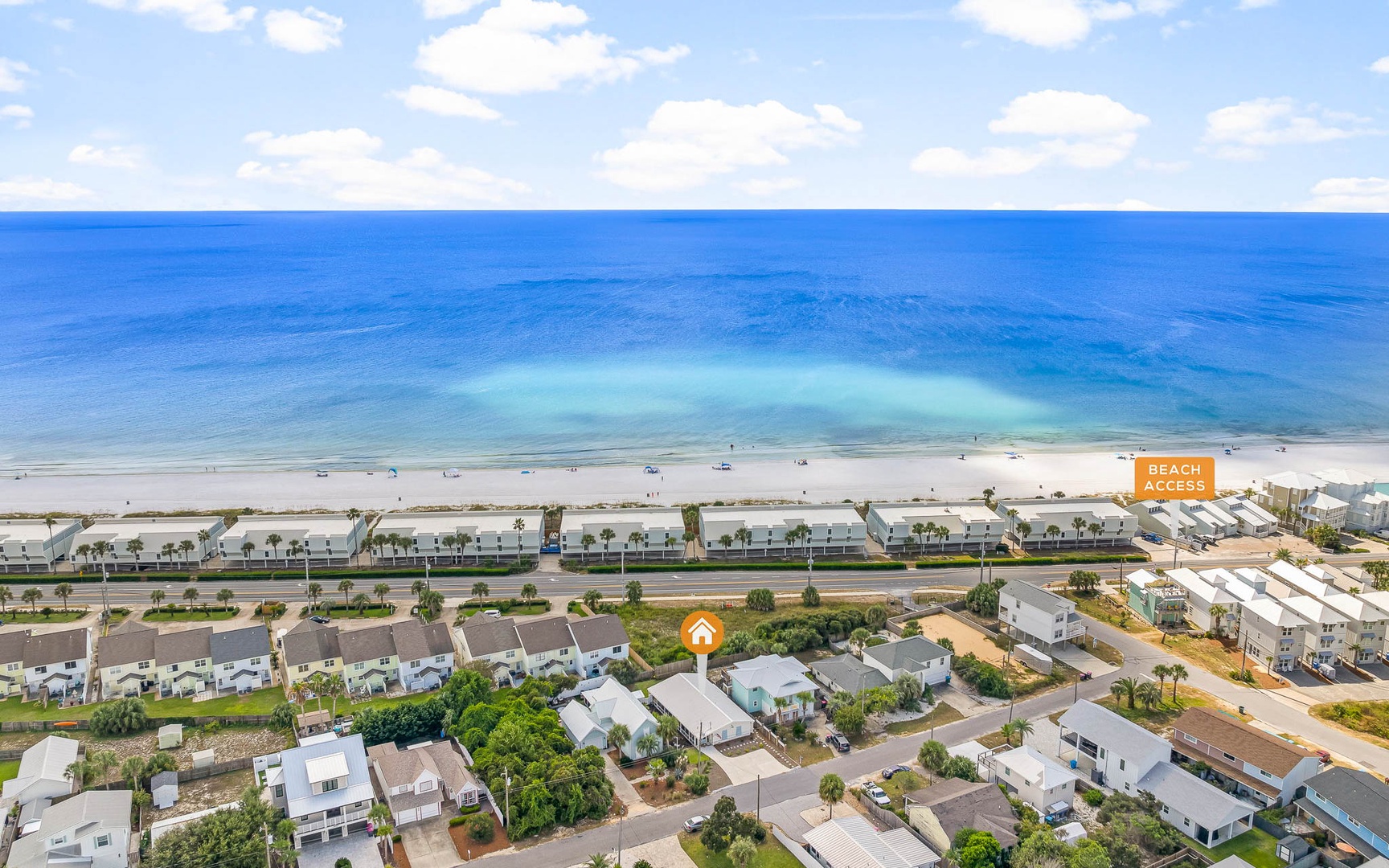 Spectacular beachfront location with crystal-clear turquoise waters just steps from your door, offering direct beach access to pristine white sand shores.