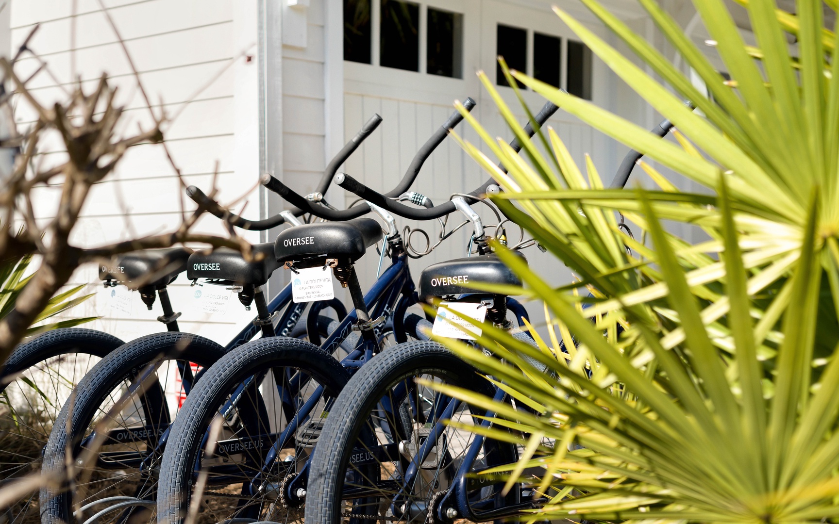 Grab one of these complimentary bikes and explore the area at your own pace, surrounded by tropical landscaping.