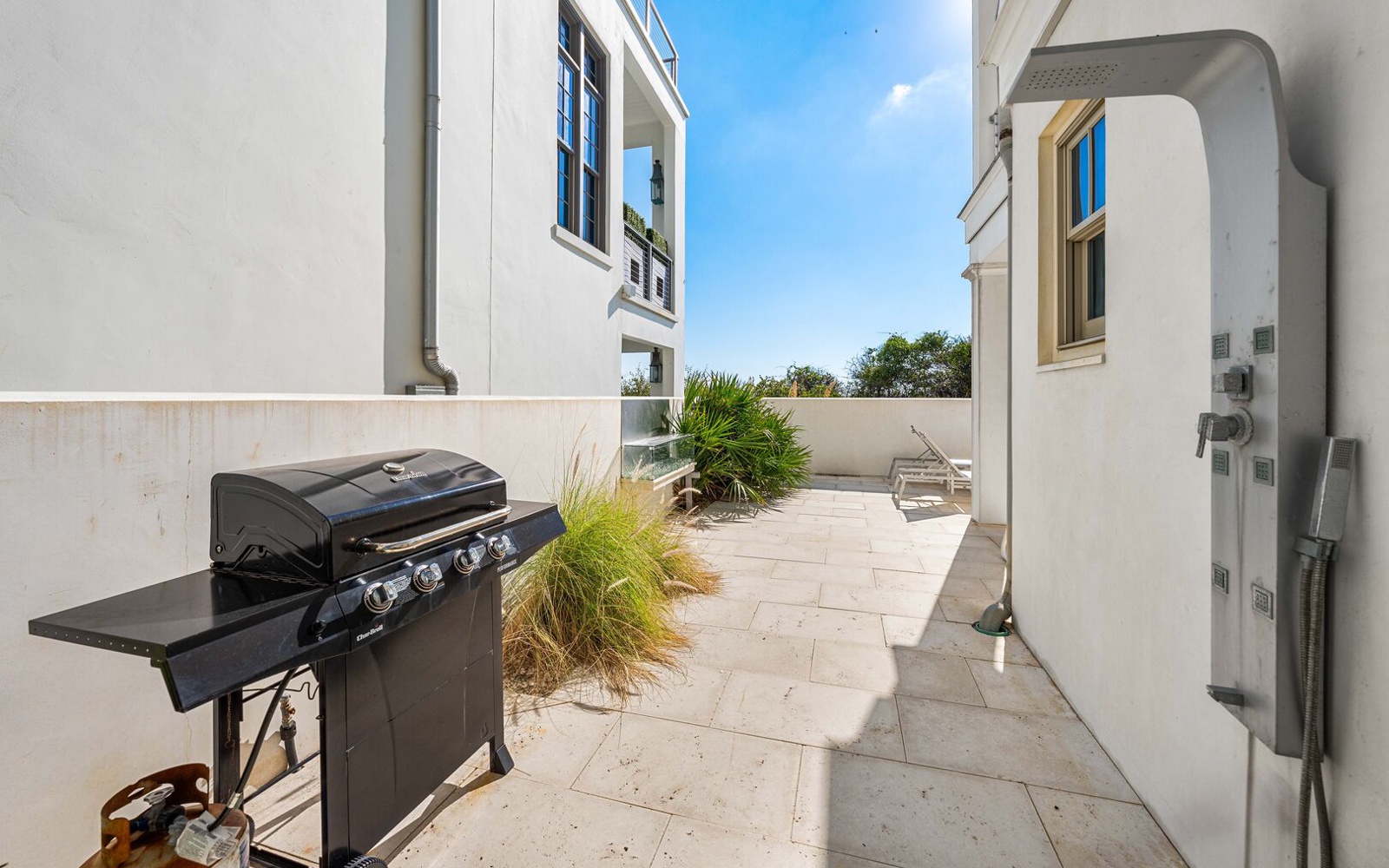 Fire up the grill on your private terrace and savor outdoor cooking with modern surroundings and open sky views.