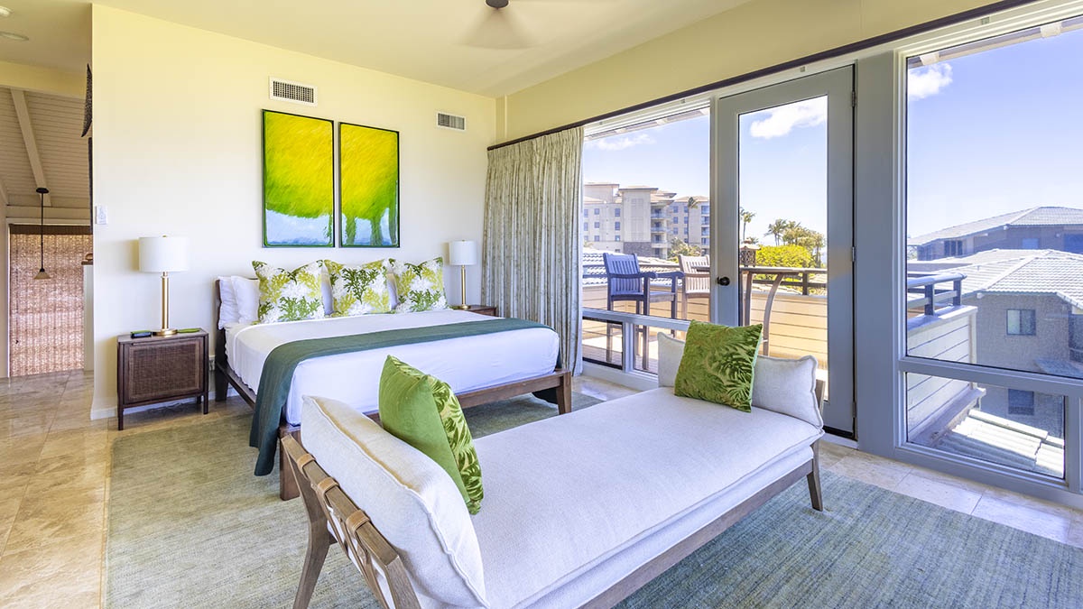 Kapalua Bay Villas #35B2 - Upper Level Bedroom Suite & Lanai - Parrish Maui