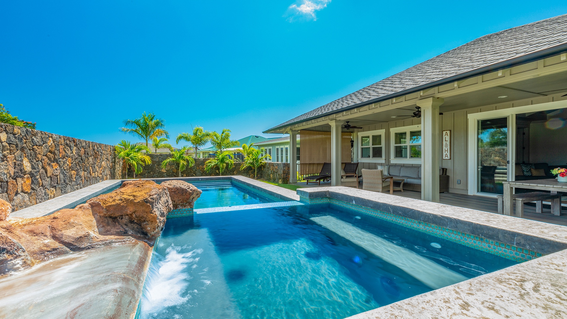 Hale Hiwa Hiwa - Backyard Pool & Spa Oasis - Parrish Kauai