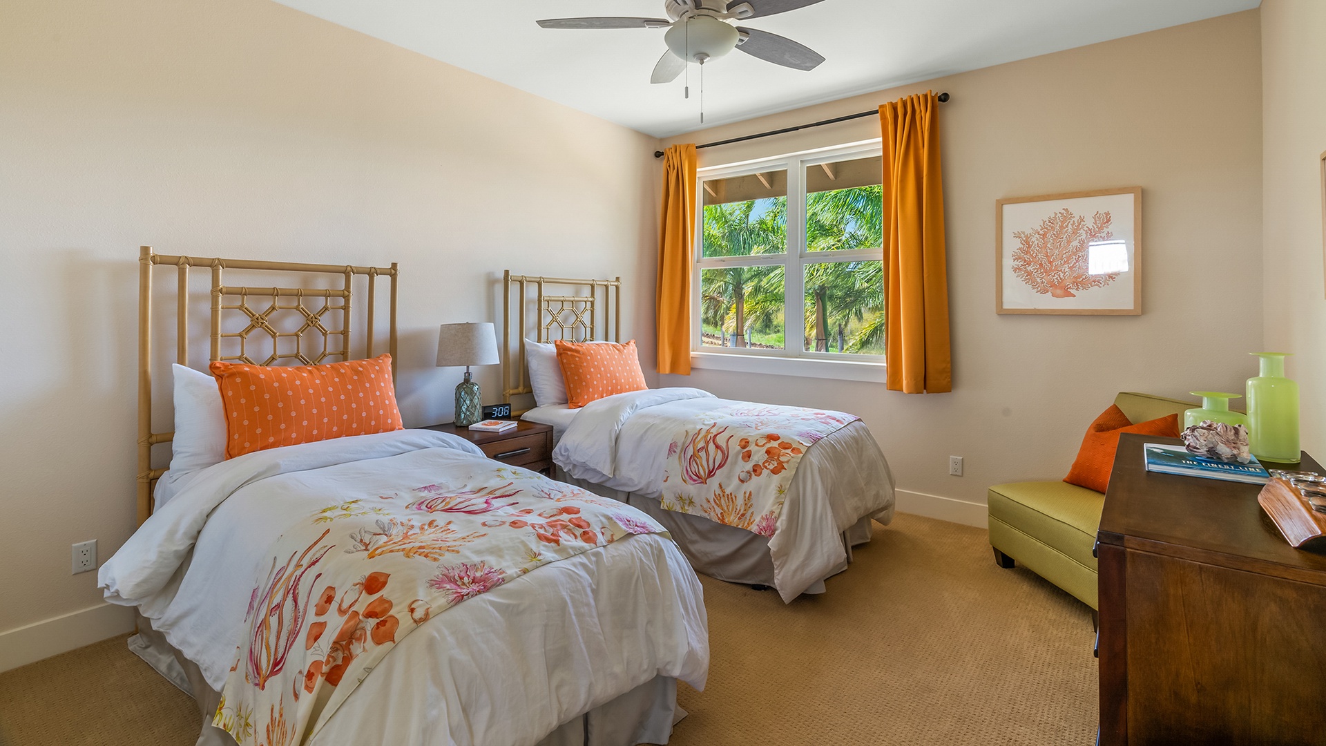 Pili Mai Resort at Poipu #15I - Third Guest Bedroom - Parrish Kauai