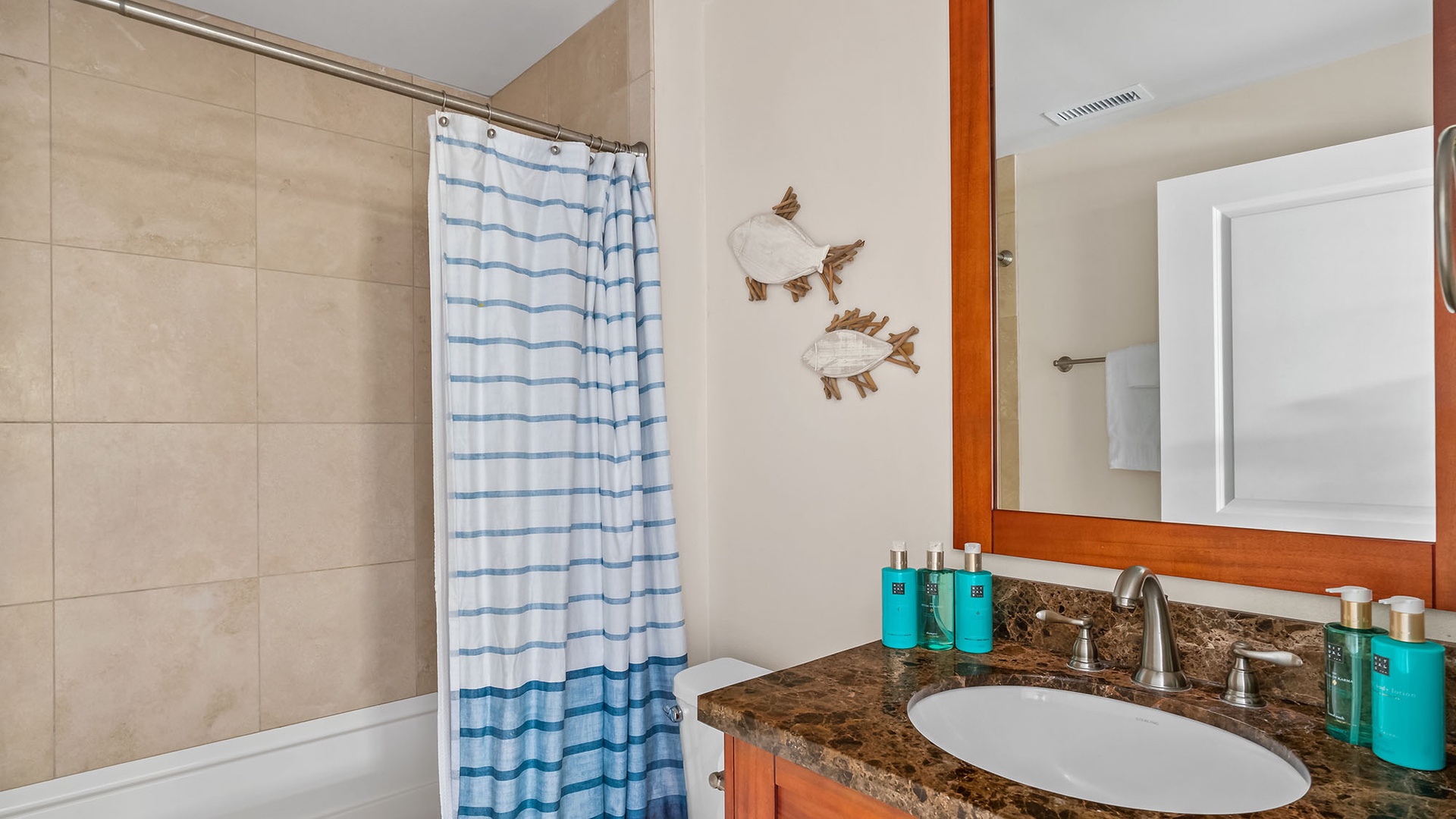 Pili Mai Resort at Poipu #13L - Third Guest Bedroom Bath - Parrish Kauai