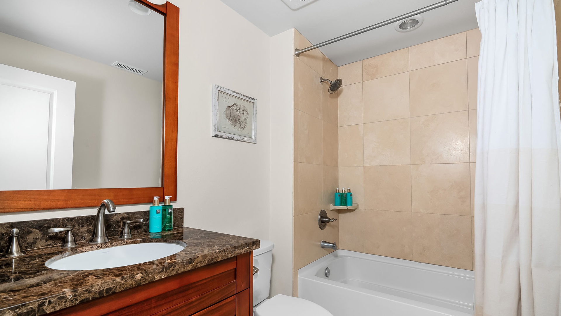 Pili Mai Resort at Poipu #13C - Third Guest Bath - Parrish Kauai