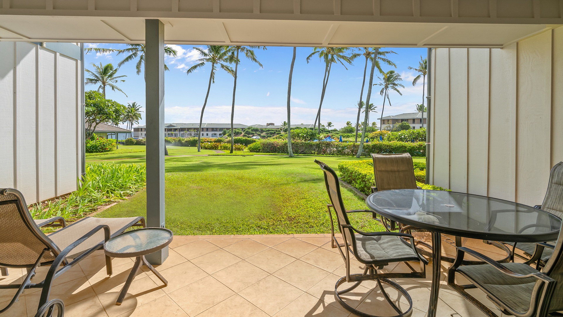 Poipu Sands at Poipu Kai Resort #215 - Covered Ocean View Lanai - Parrish Kauai