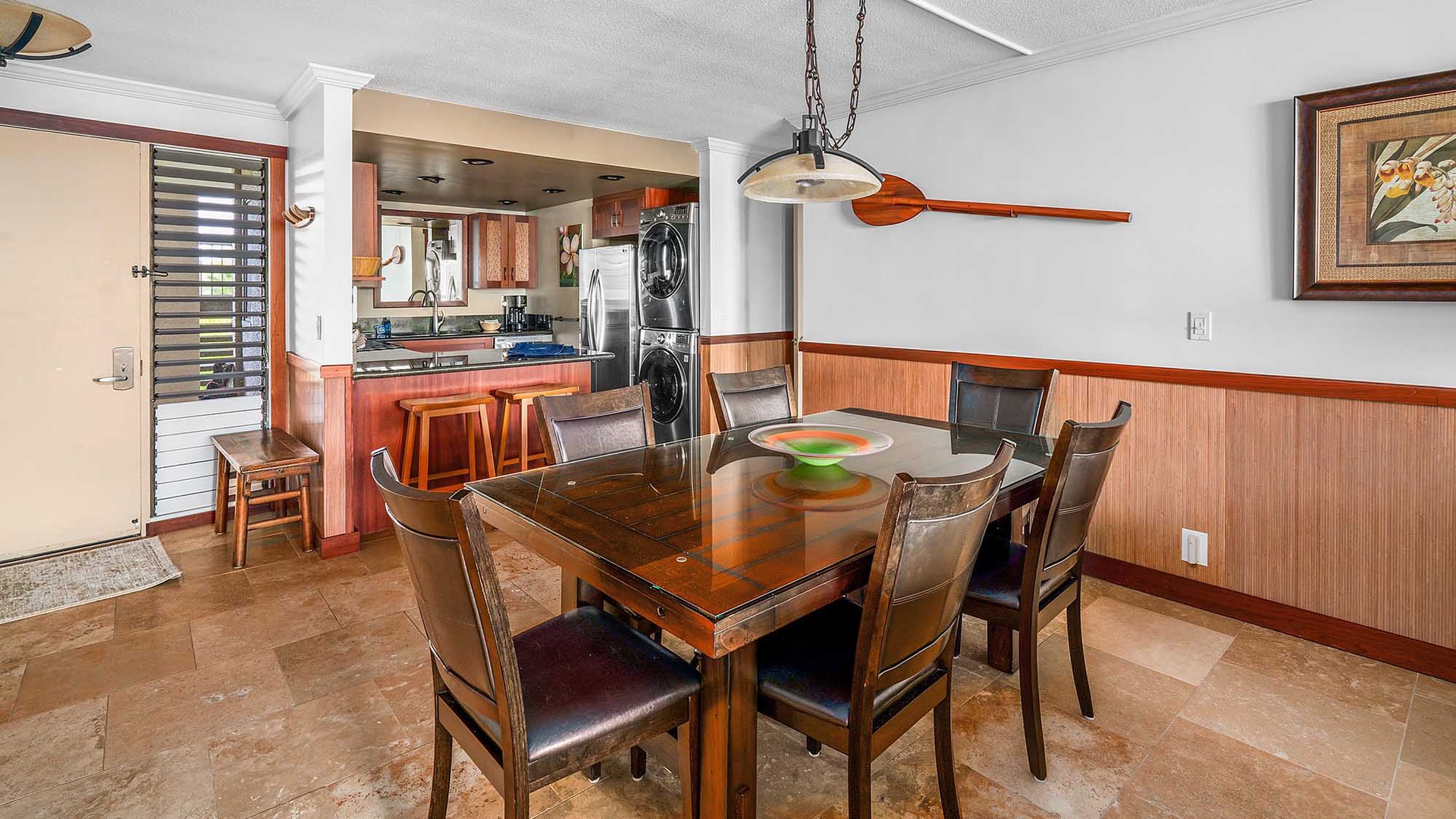 Hanalei Bay Resort #9222 - Dining Room & Kitchen - Parrish Kauai