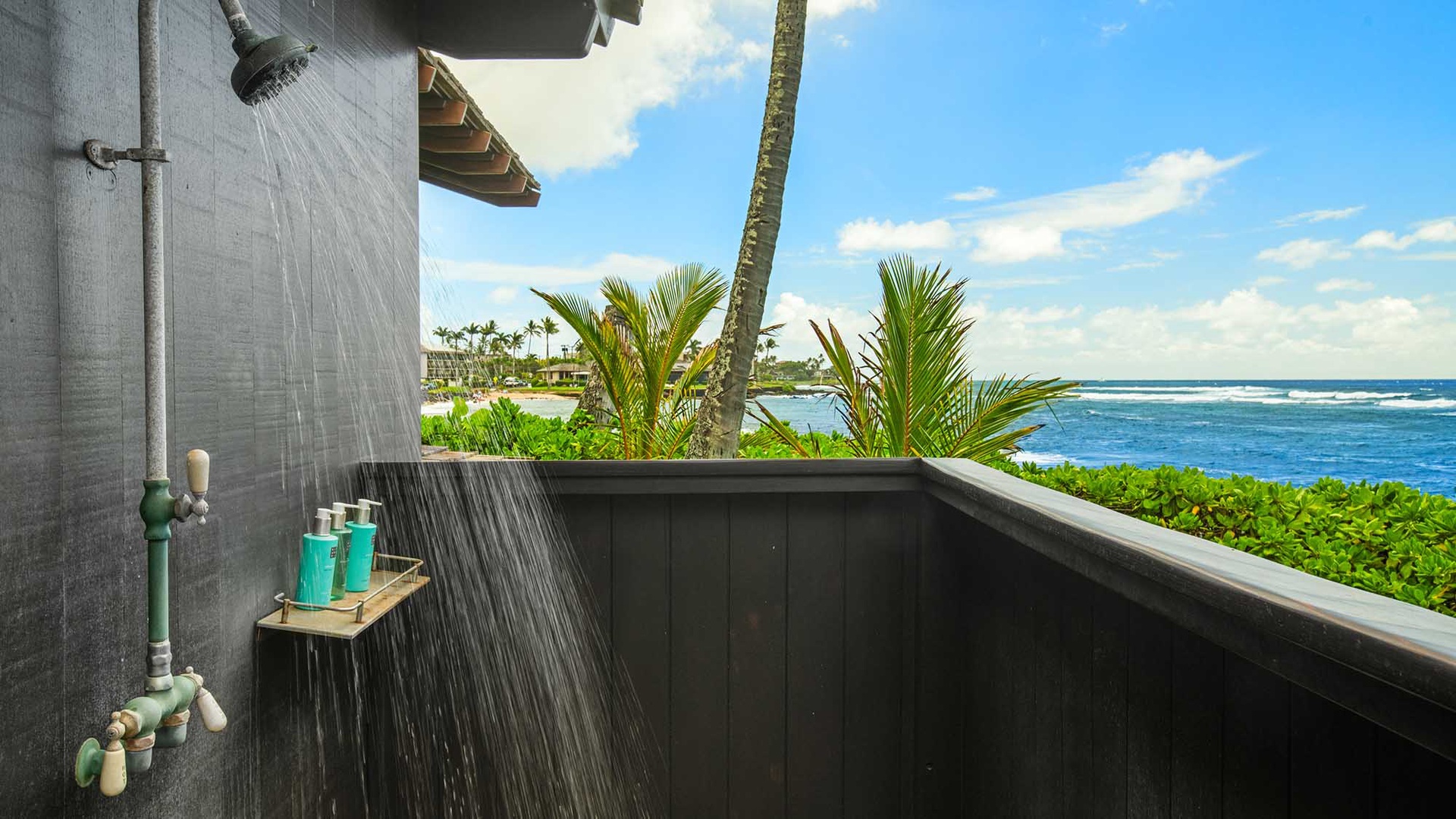Sunset Makai Hale at Poipu - Best Outdoor Shower Views - Parrish Kauai