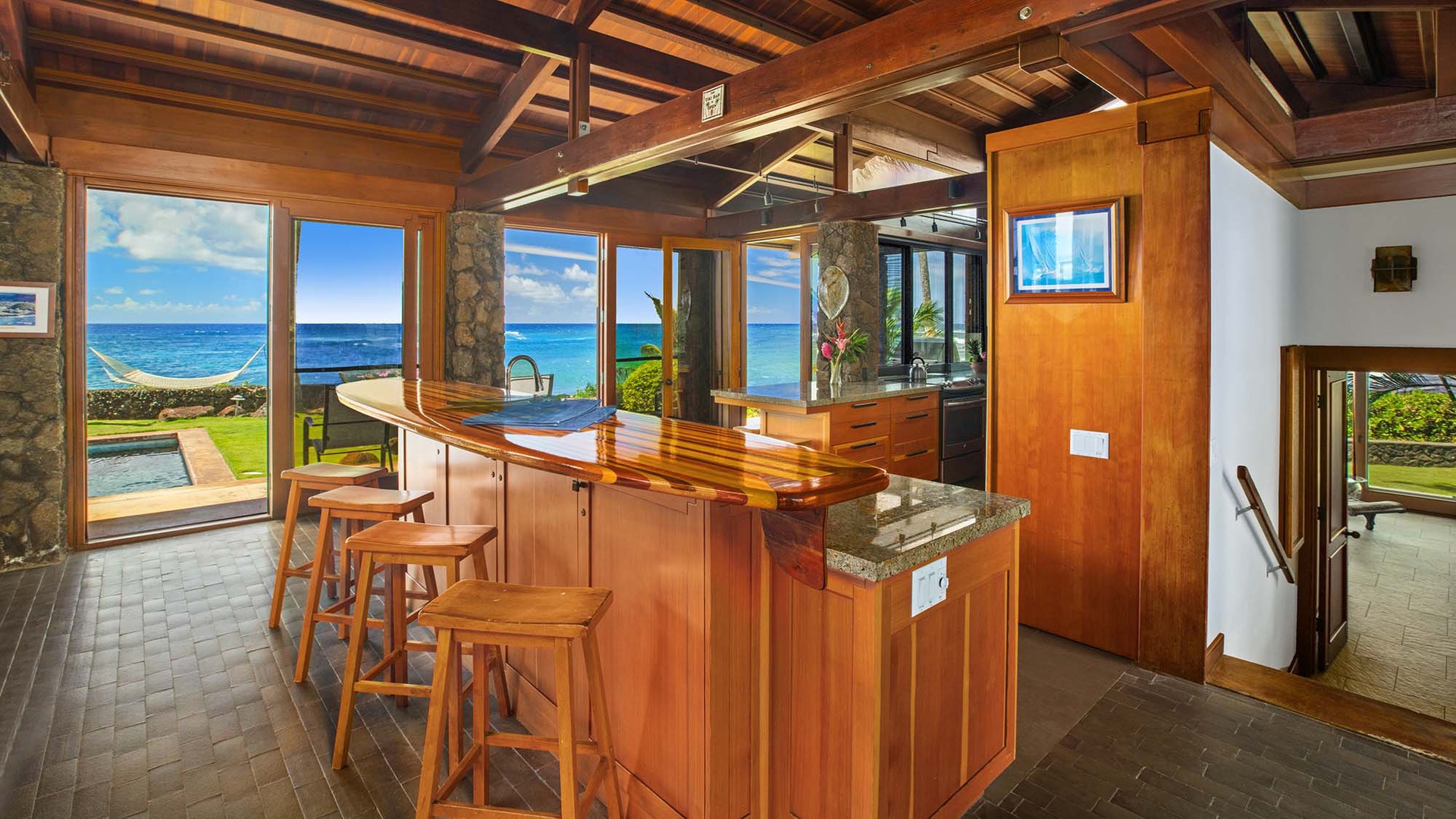 Sunset Makai Hale at Poipu - Ocean View Bar - Parrish Kauai