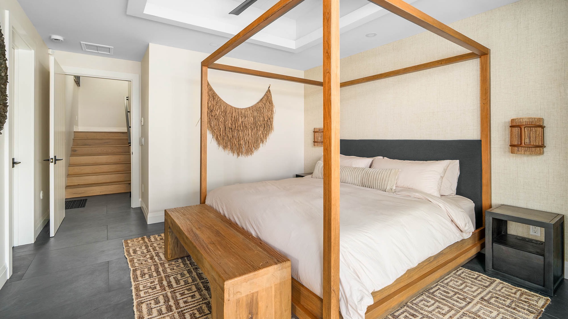 Kukuiula Makai Cottage #33 - Lower Level Primary Suite - Parrish Kauai