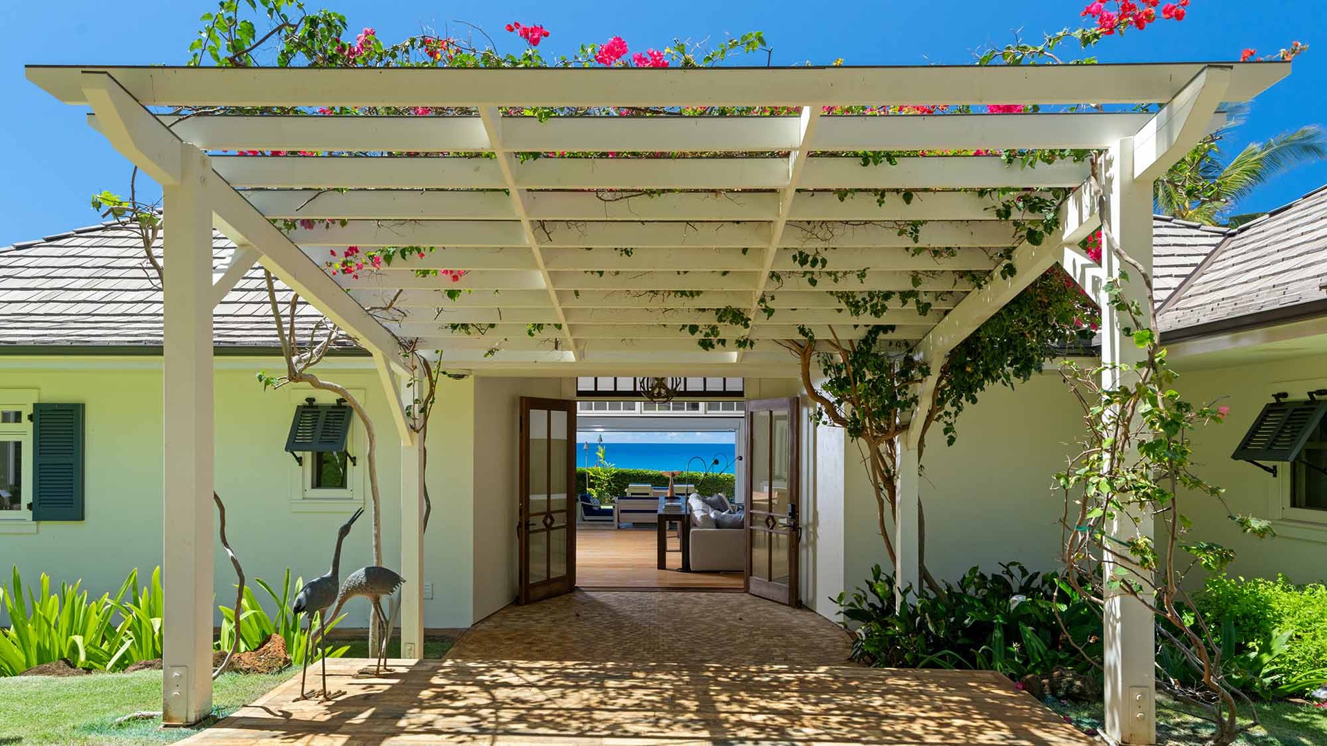 Honu Hale at Poipu - Main House Entry - Parrish Kauai