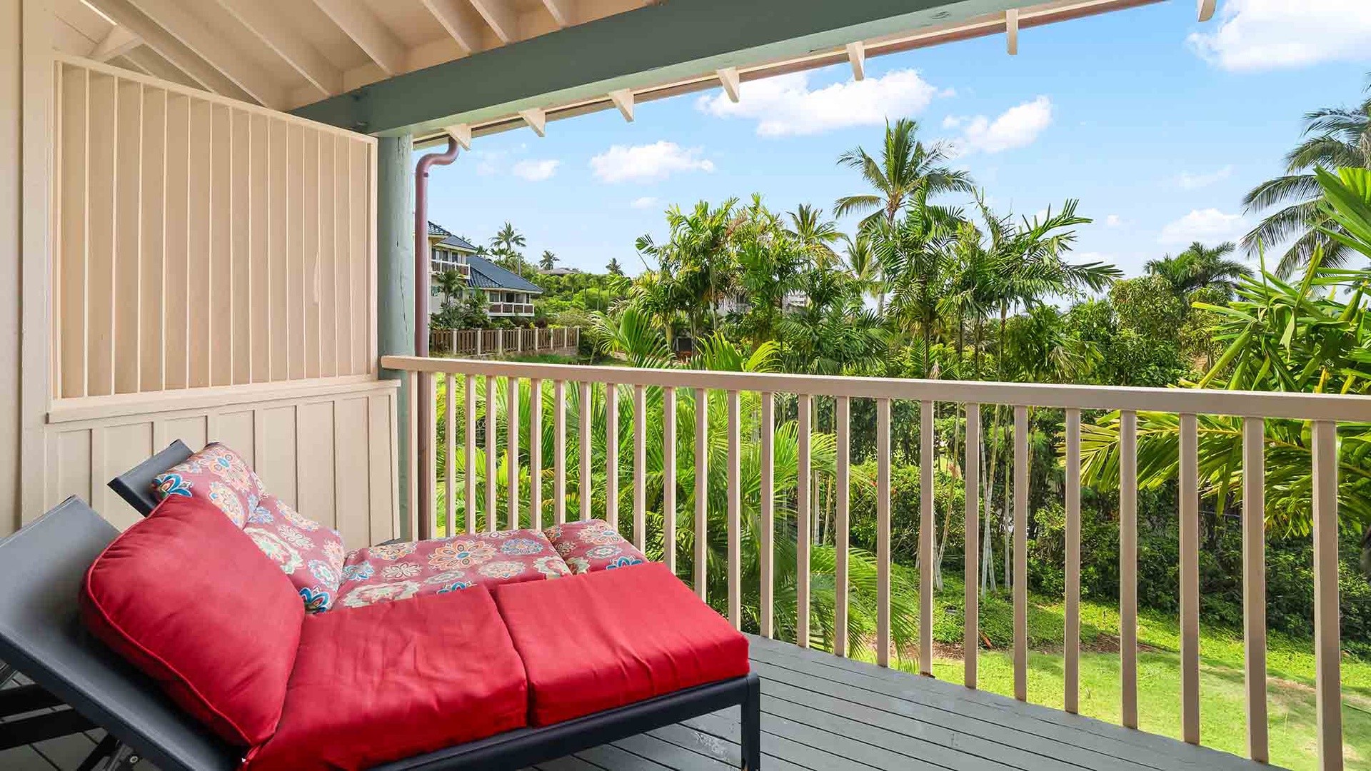 Manualoha at Poipu Kai #1006 - Lounging Lanai - Parrish Kauai