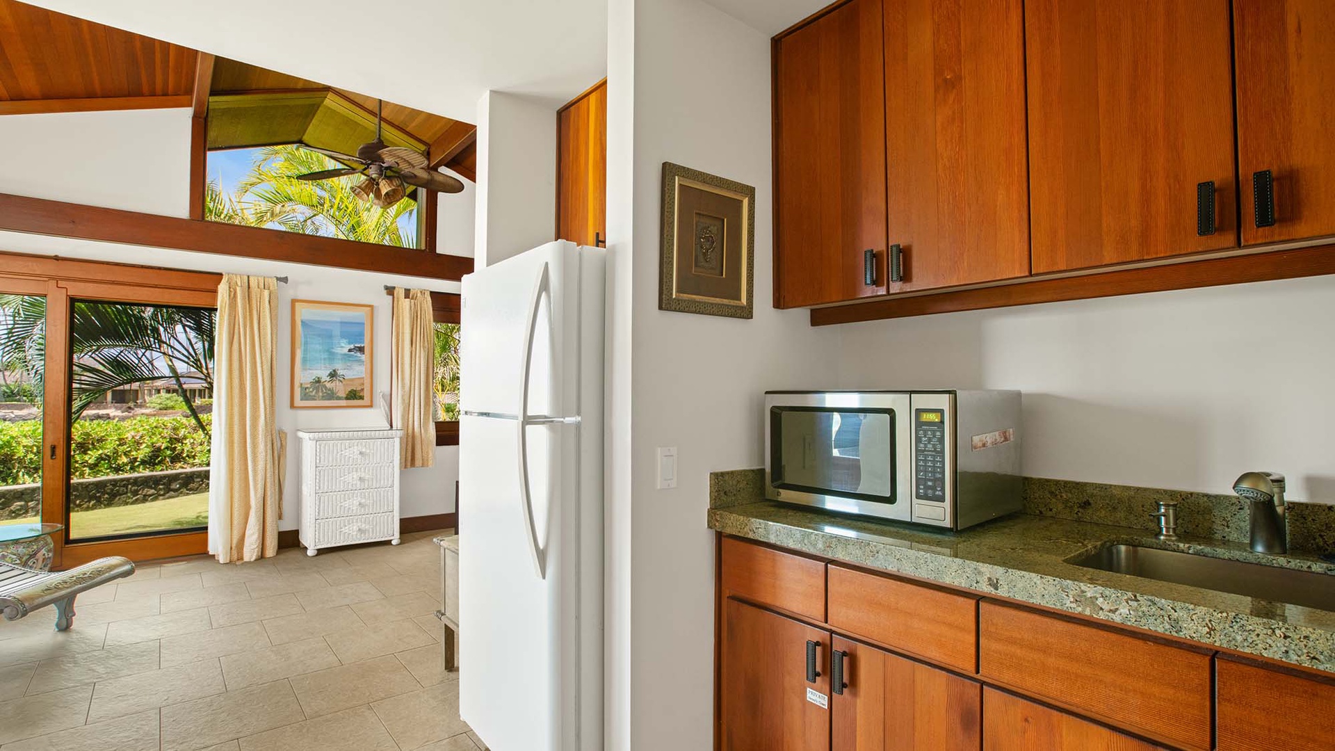 Sunset Makai Hale at Poipu - Fourth Bedroom Suite Kitchenette - Parrish Kauai