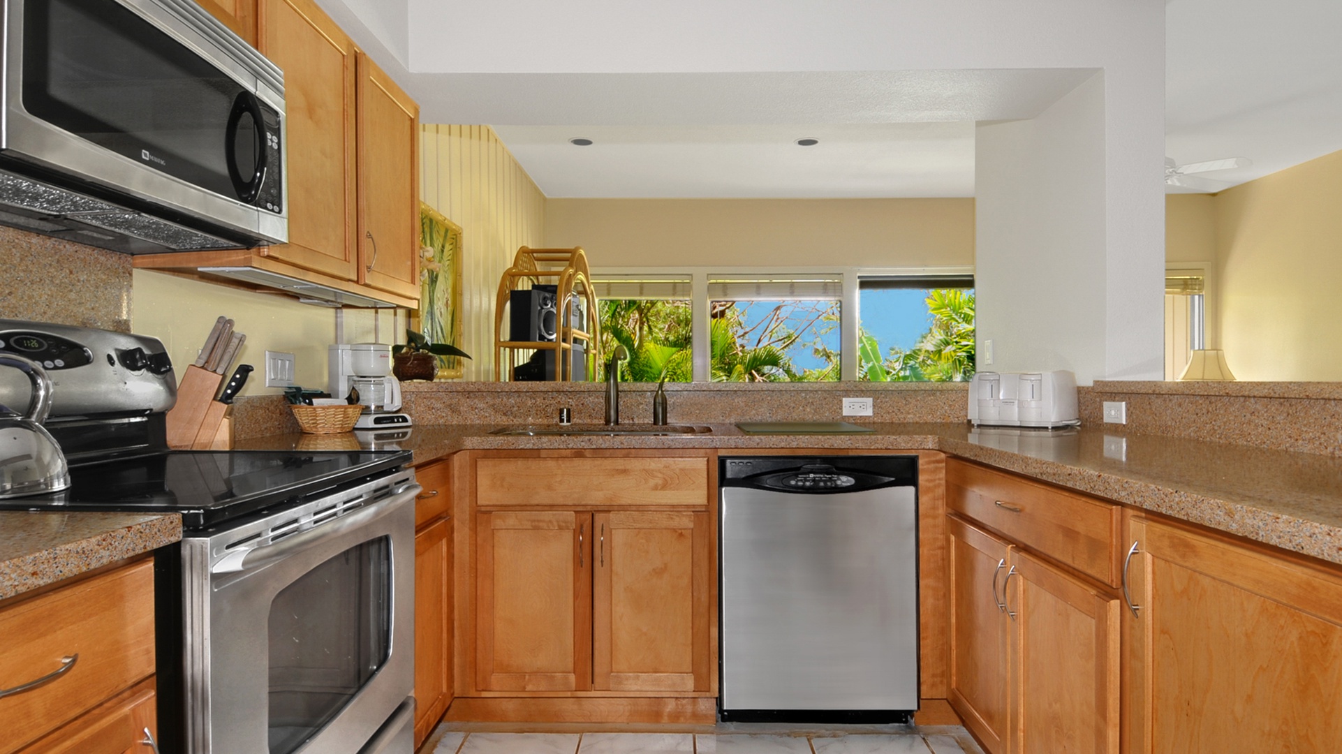 Manualoha at Poipu Kai #1006 - Fully Equipped Kitchen - Parrish Kauai