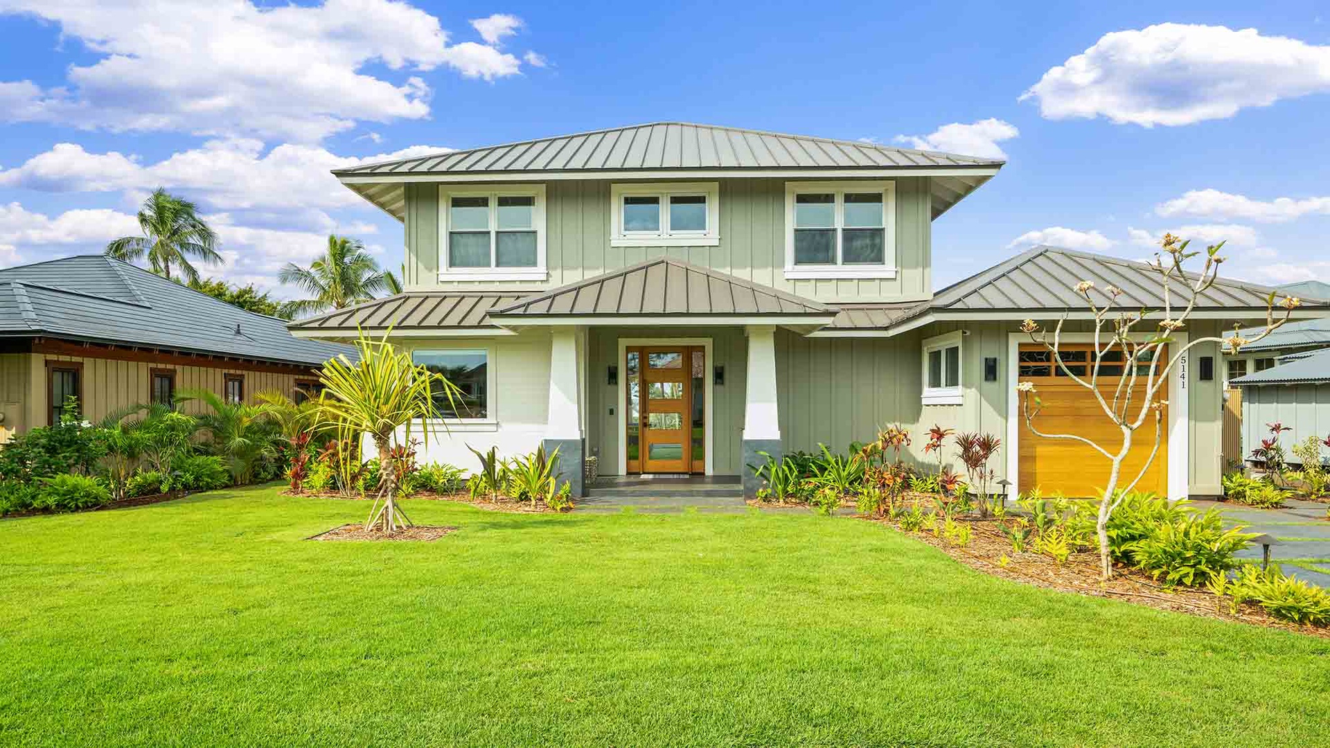 Kukuiula Makai Cottage #33 - Front Exterior Entry - Parrish Kauai