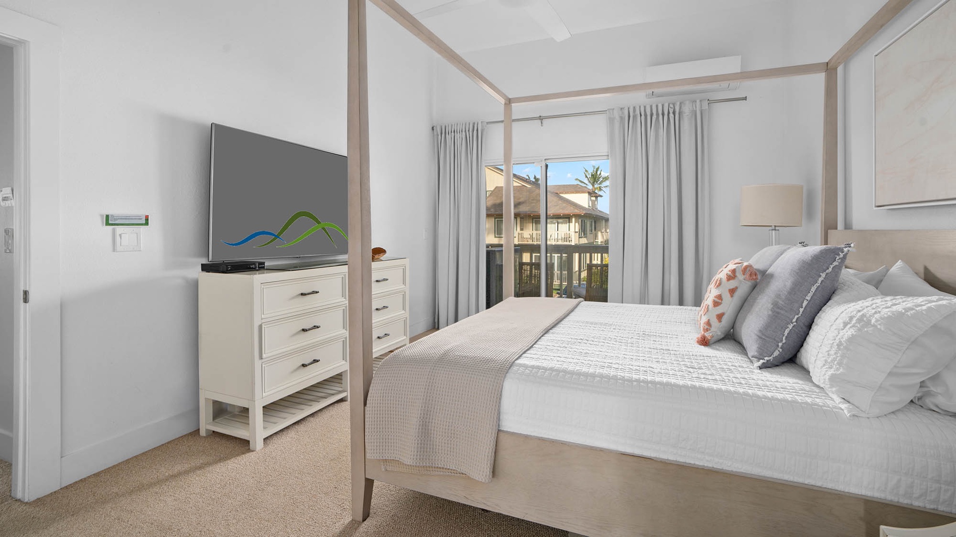 Regency at Poipu Kai #123 - Primary Guest Bedroom Suite & Lanai - Parrish Kauai