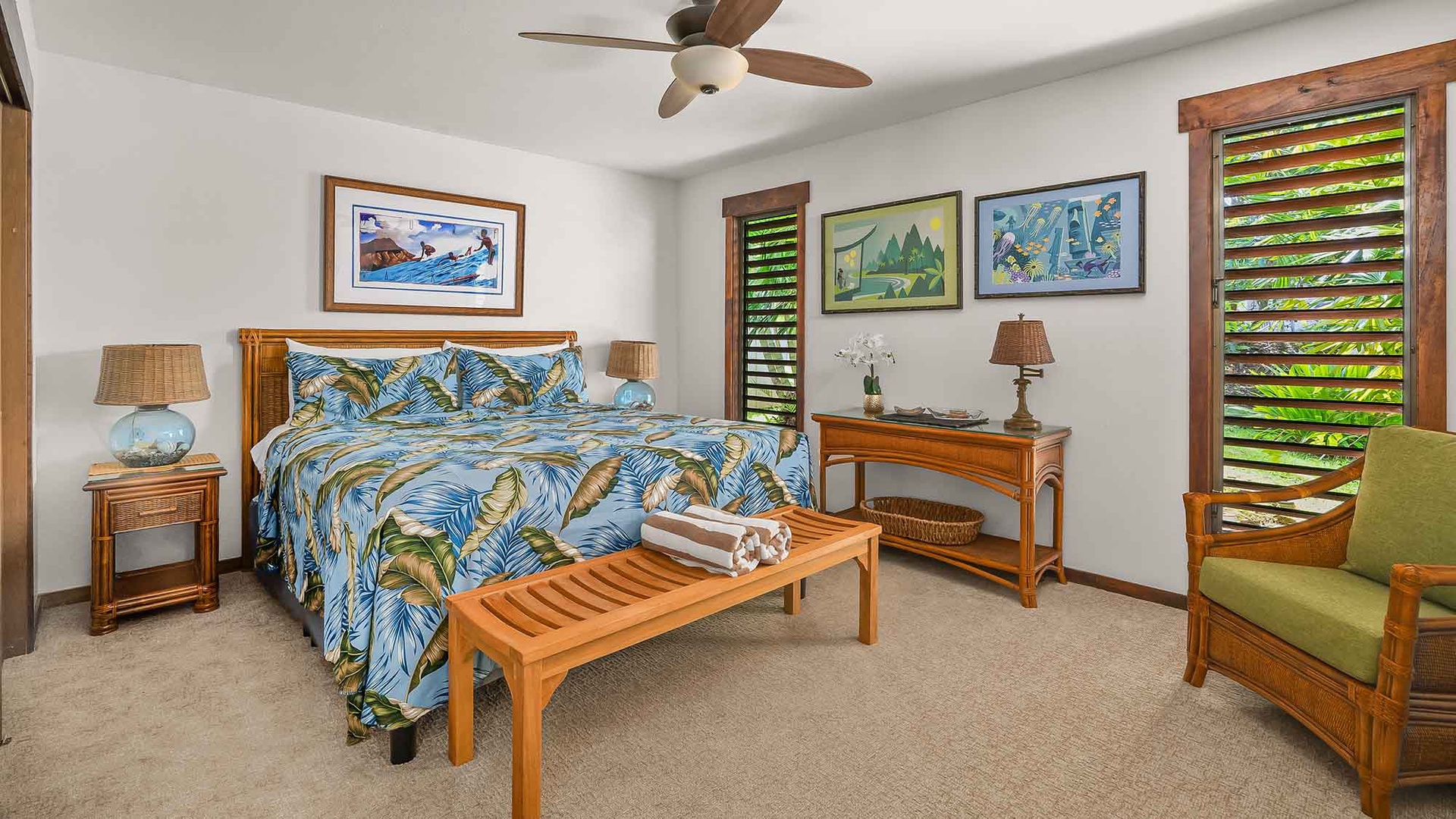 Waikomo Stream Villas #403 - Guest Bedroom Suite - Parrish Kauai