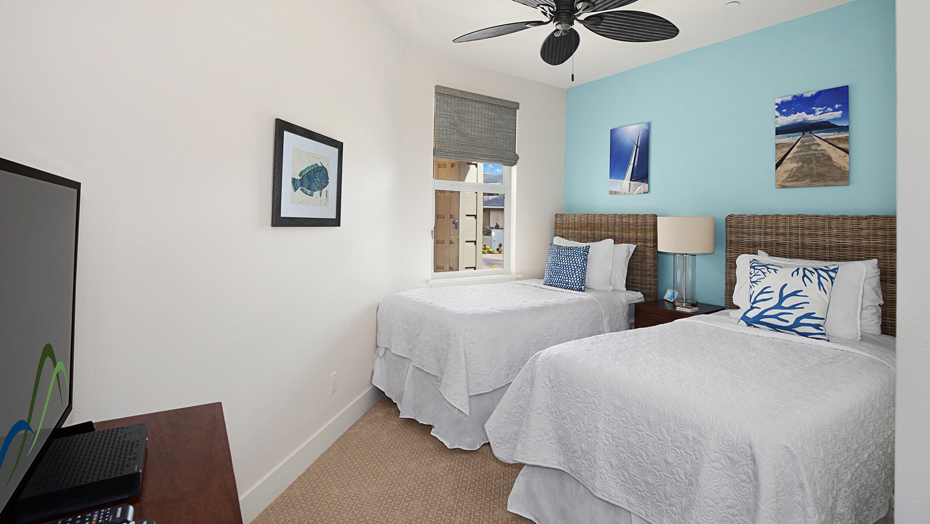 Pili Mai Resort at Poipu #13J - Third Guest Bedroom Suite - Parrish Kauai