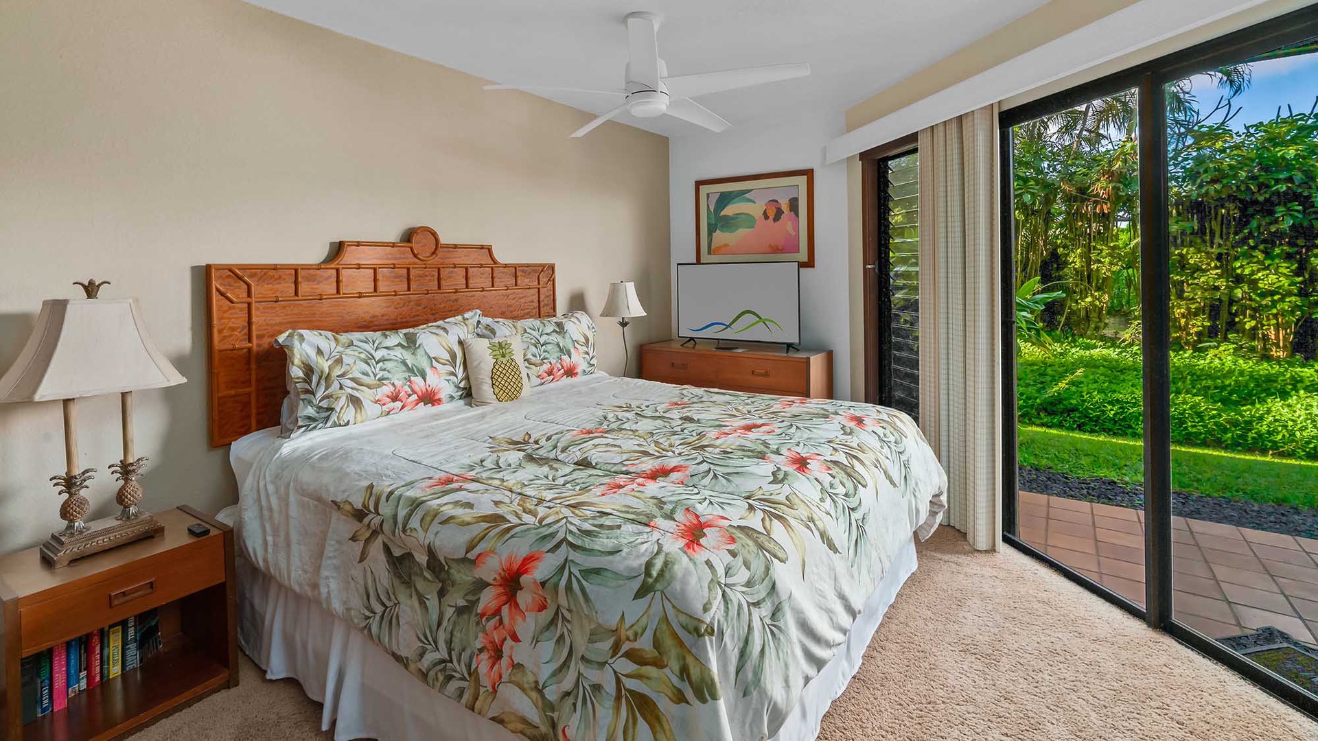 Nihi Kai Villas at Poipu #502 - Master Bedroom Suite & Lanai - Parrish Kauai