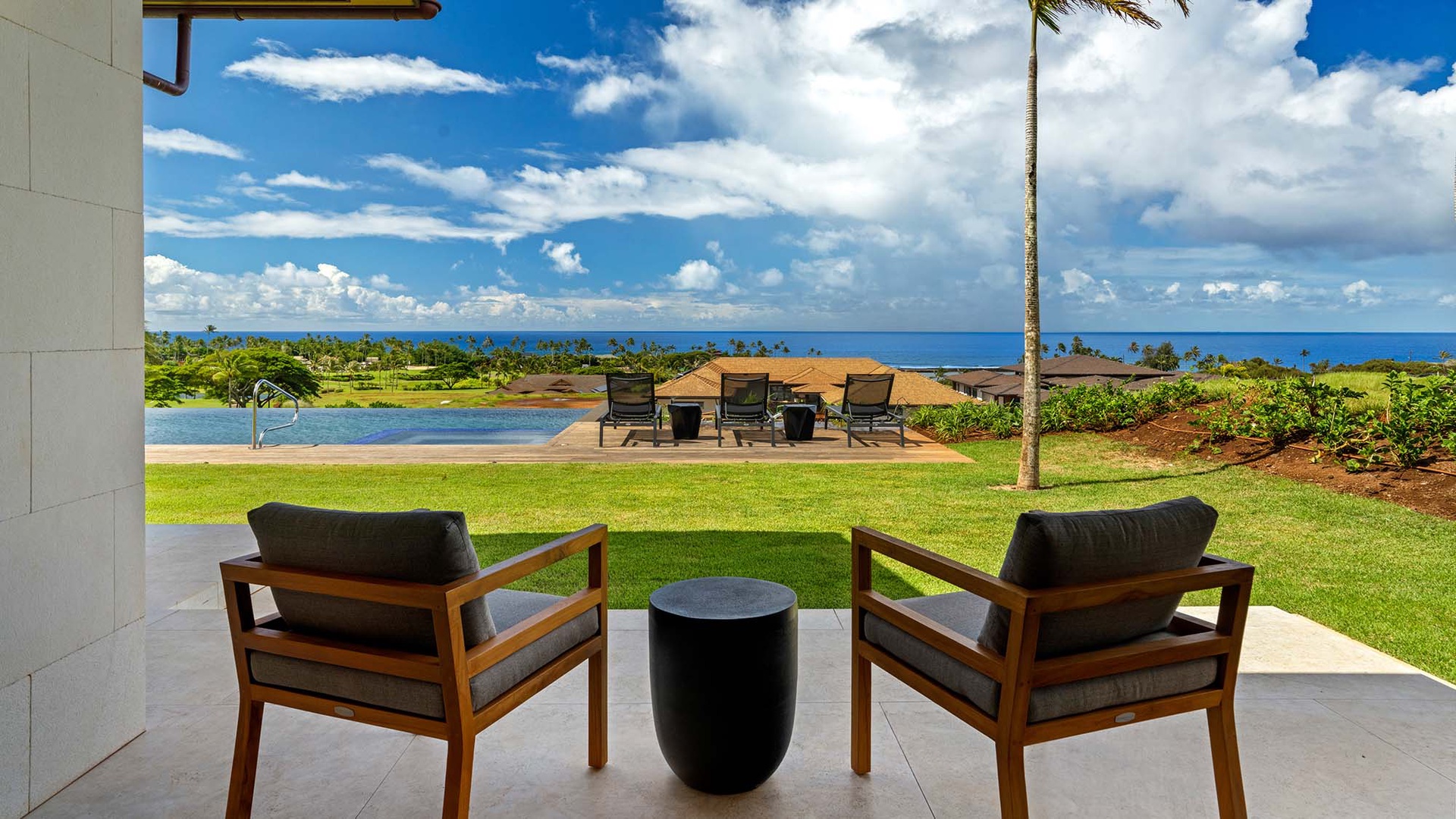 Kukuiula Kahela Villa #51 - Second Ocean View Primary Bedroom Suite Lanai - Parrish Kauai