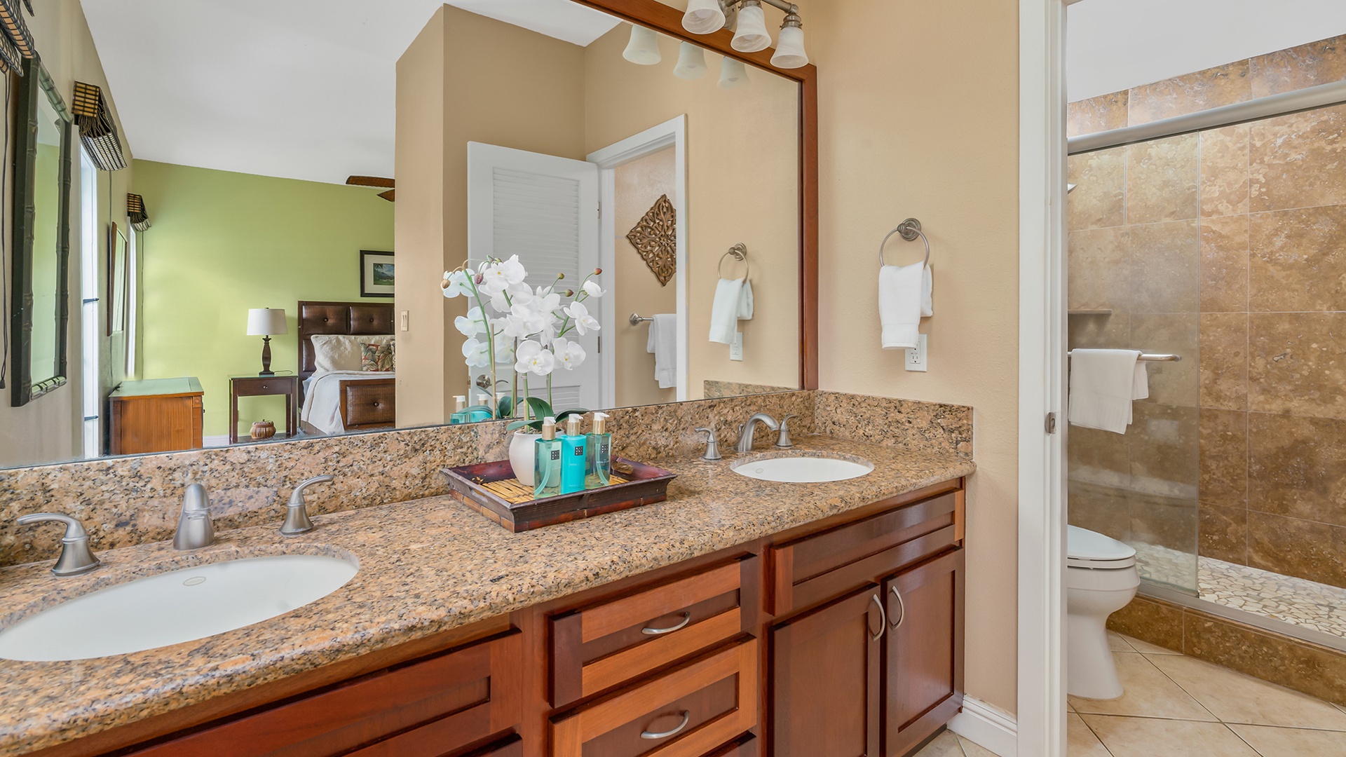Poipu Sands at Poipu Kai Resort #215 - Master Bedroom Suite Bath - Parrish Kauai