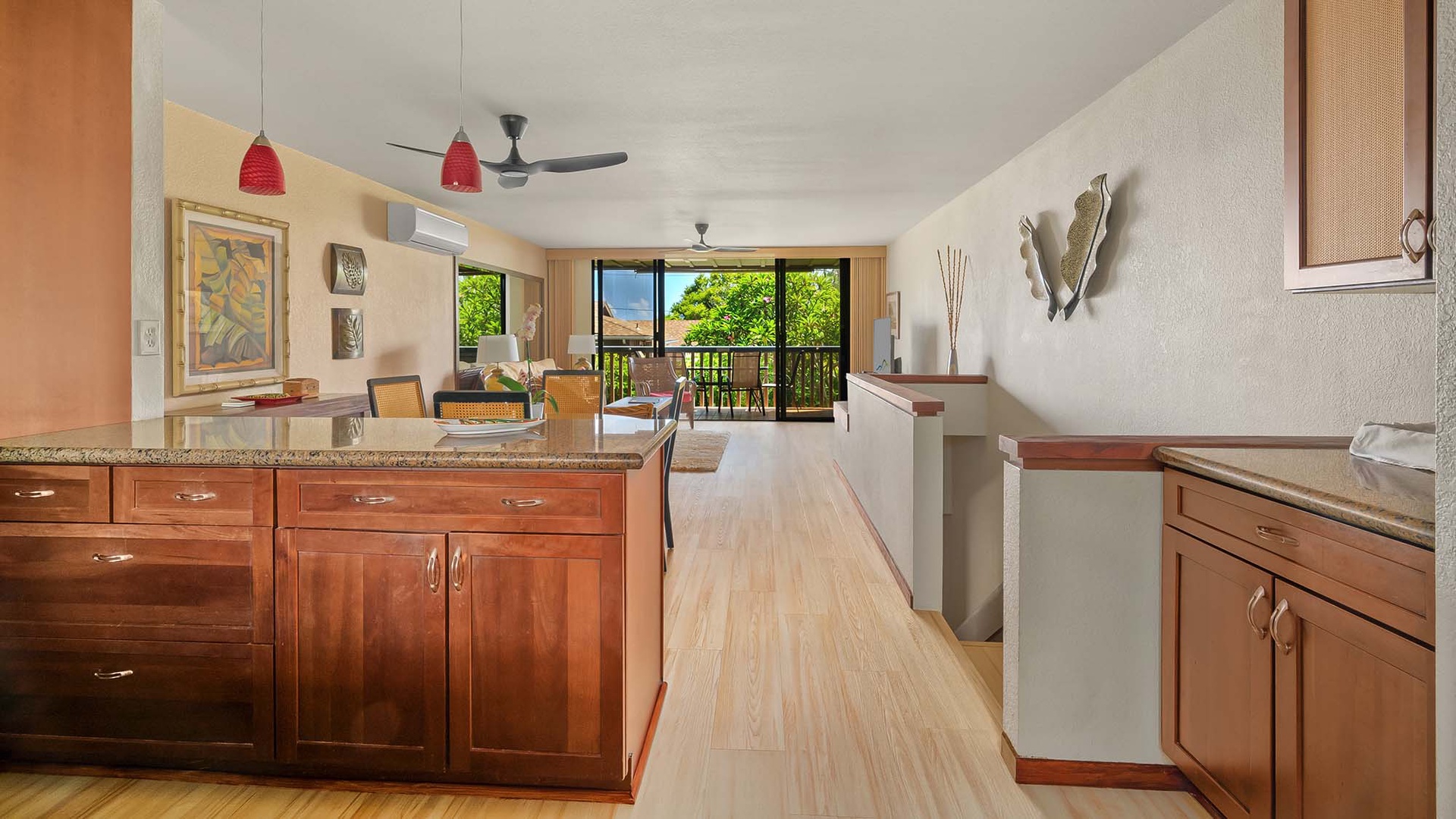 Nihi Kai Villas at Poipu #501 - Kitchen & Living Great Room - Parrish Kauai