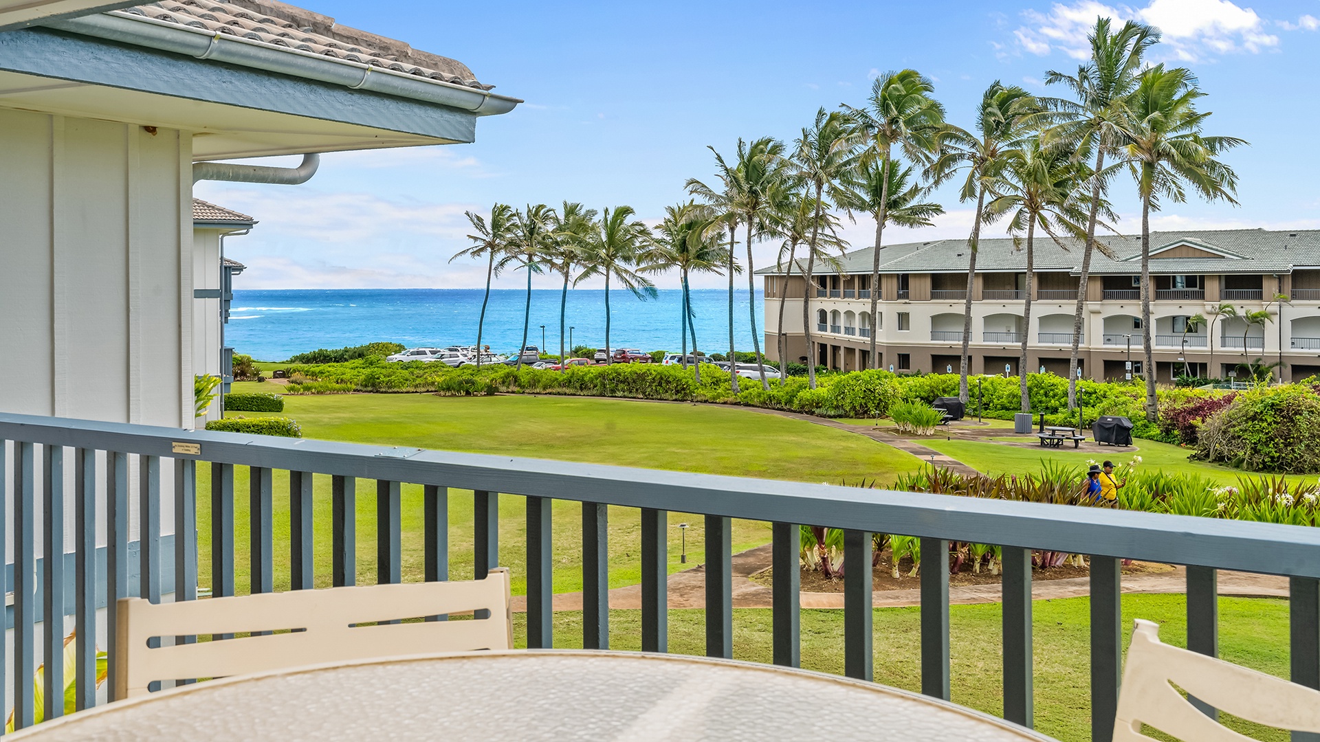 Poipu Sands at Poipu Kai Resort #325 - Ocean View Lanai View - Parrish Kauai