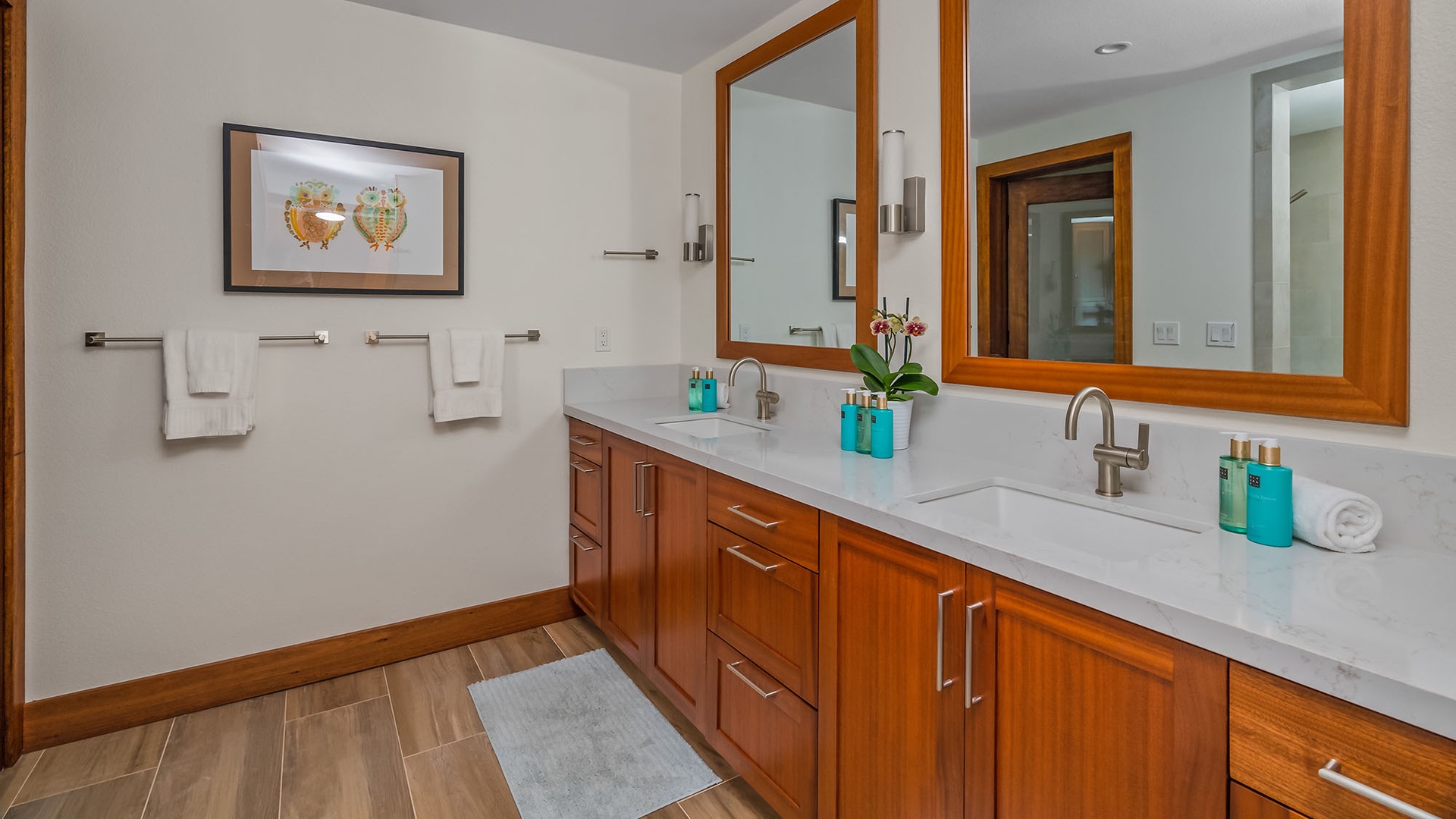 Poipu Kapili Resort #43 - Master Bedroom Suite Bath - Parrish Kauai