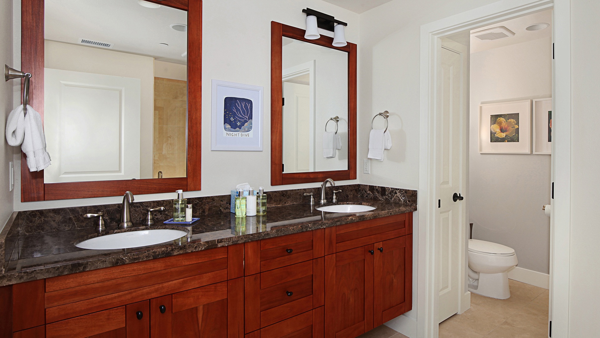 Pili Mai Resort at Poipu #13J - Master Bedroom Suite Bath - Parrish Kauai