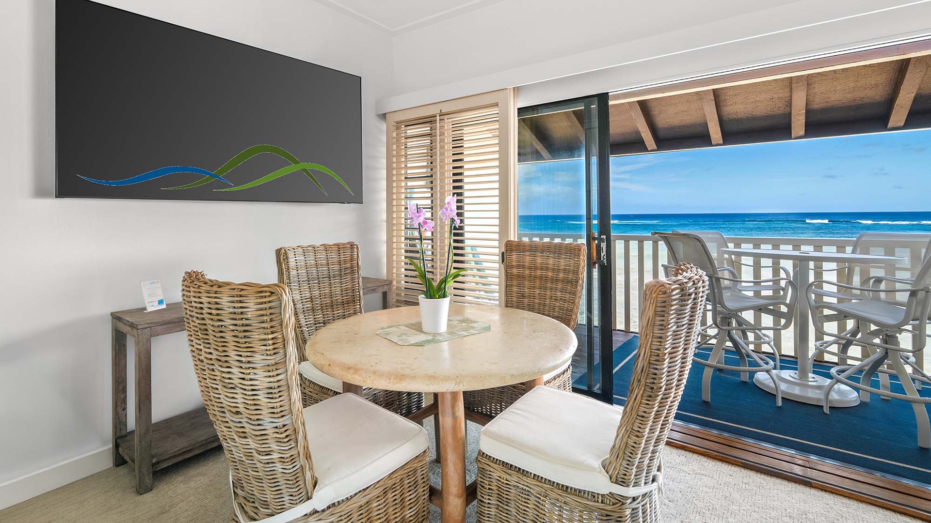Kiahuna Plantation #6 - Oceanfront Dining Room - Parrish Kauai