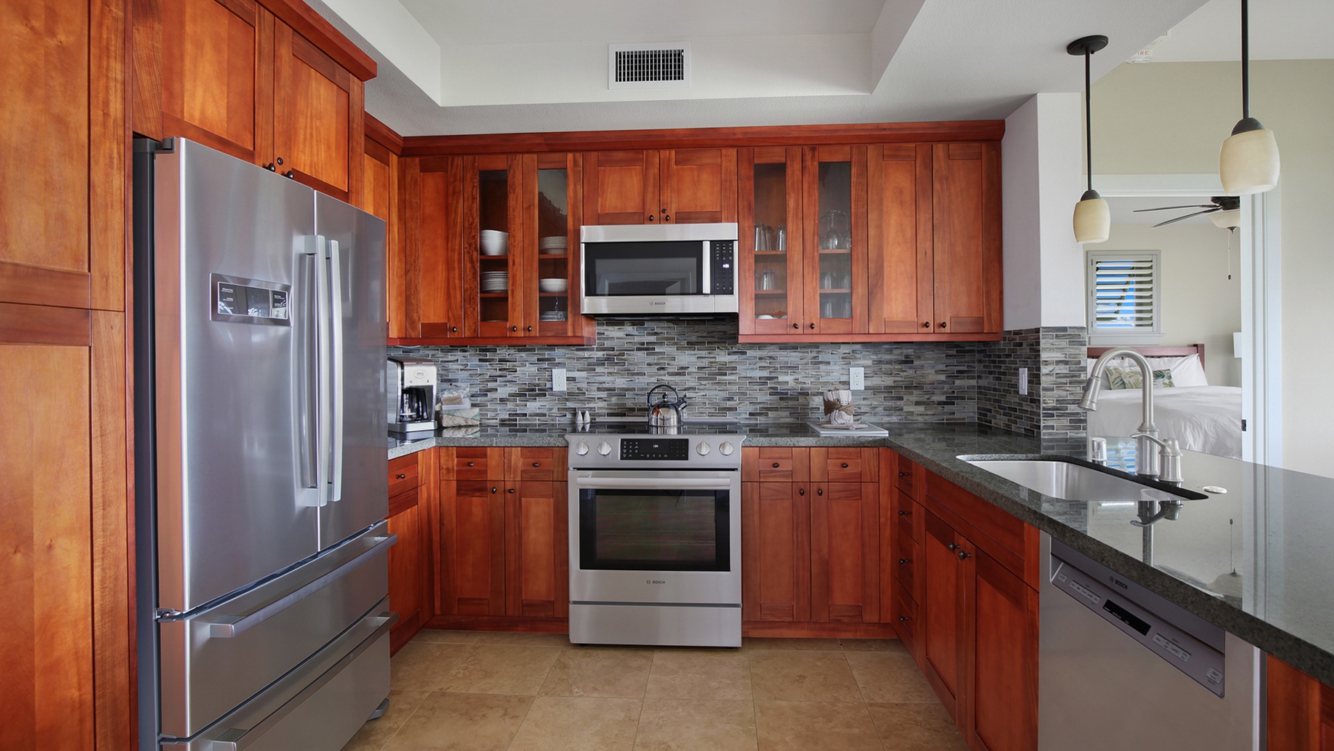 Pili Mai Resort at Poipu #08F - Fully Equipped Kitchen - Parrish Kauai