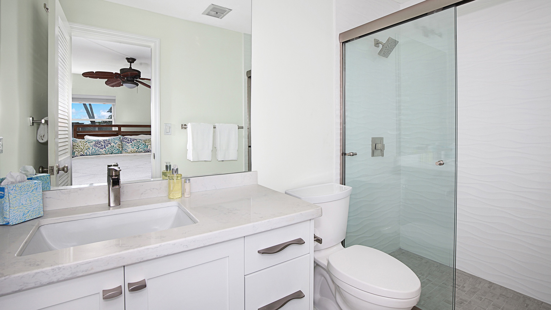 Poipu Palms #203 - Master Bedroom Suite Bath - Parrish Kauai