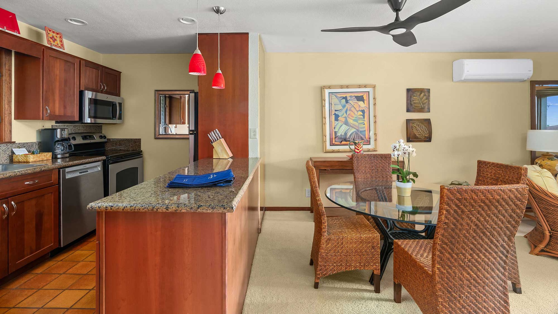 Nihi Kai Villas at Poipu #501 - Dining Room & Kitchen - Parrish Kauai