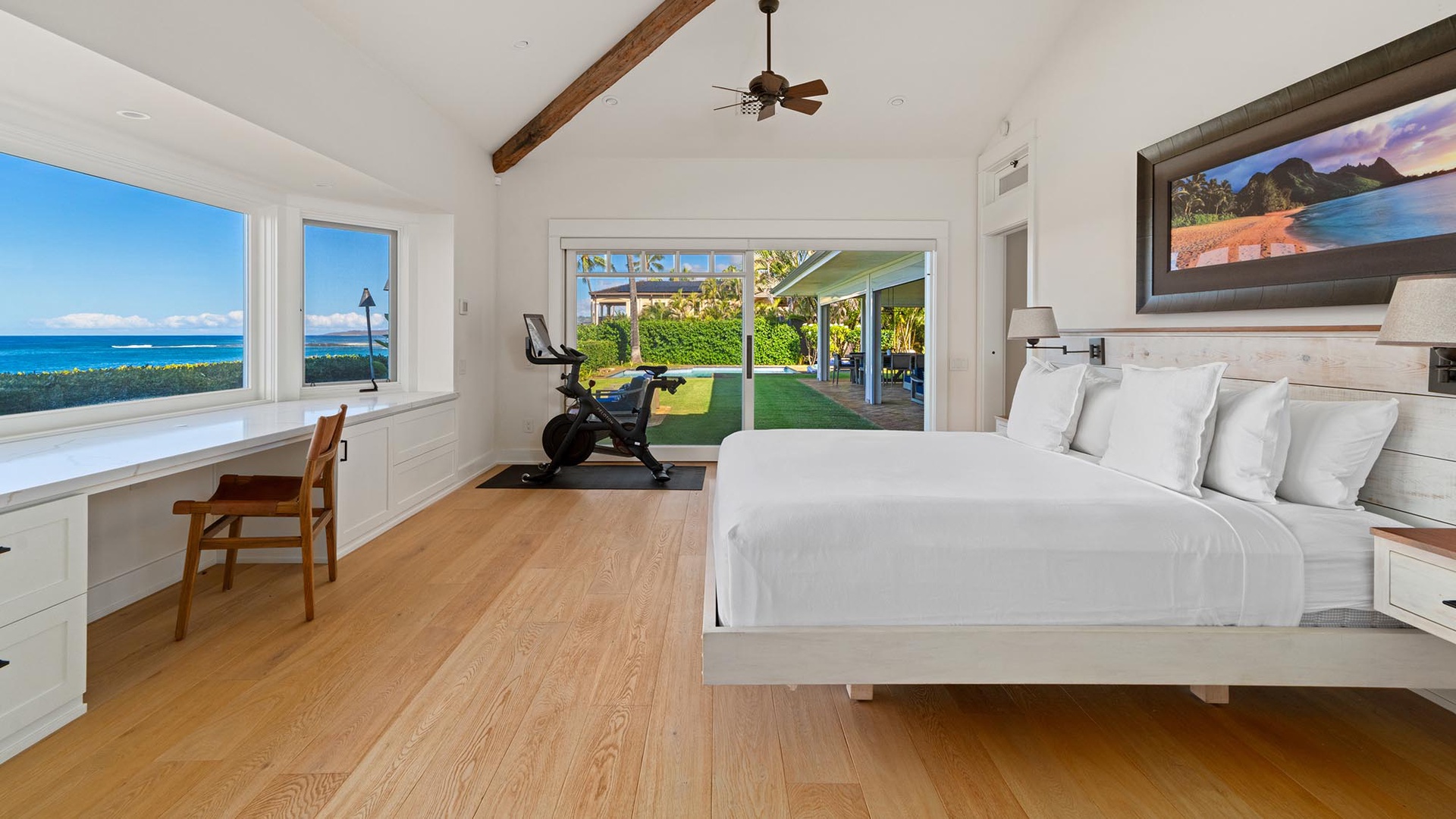 Honu Hale at Poipu - WFH, Workout, Fitness, Relax with Ocean Views - Parrish Kauai