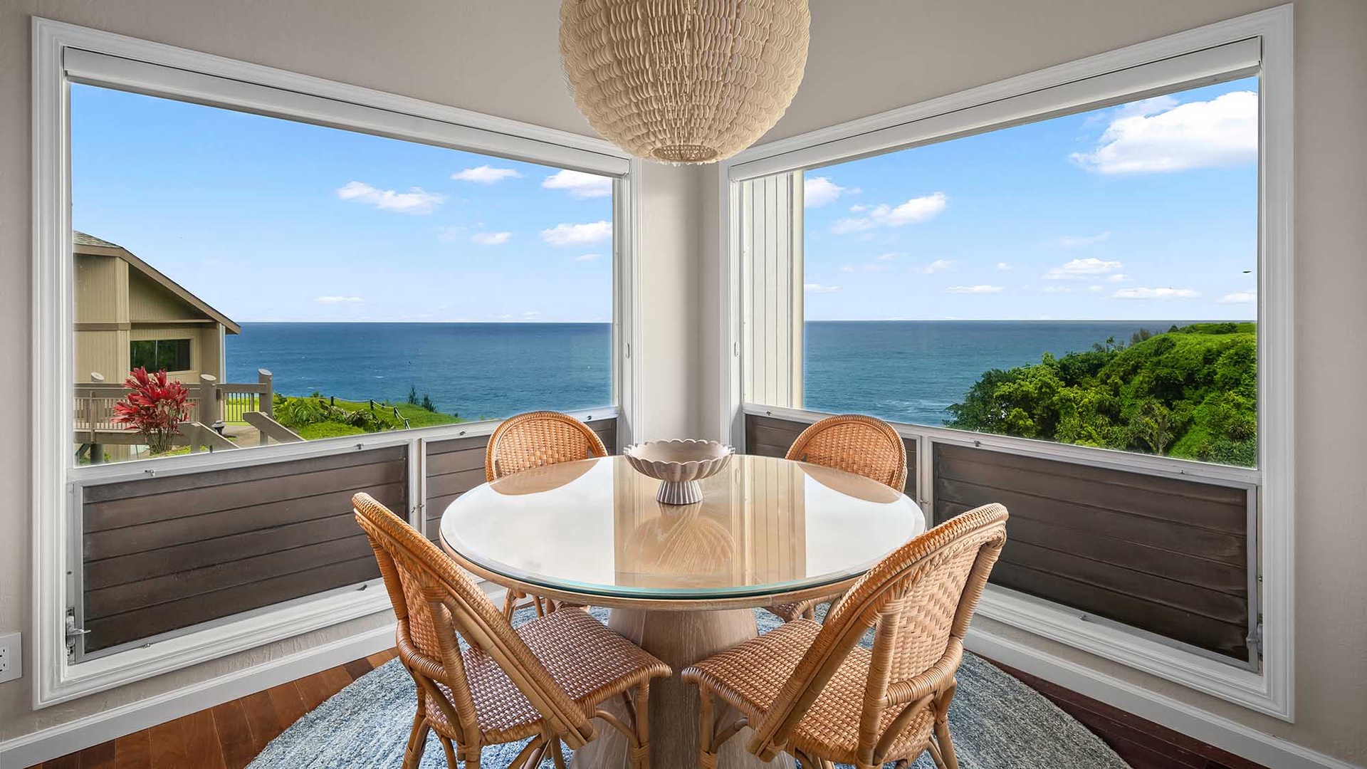 Pali Ke Kua #227 - Oceanfront Dining Room - Parrish Kauai