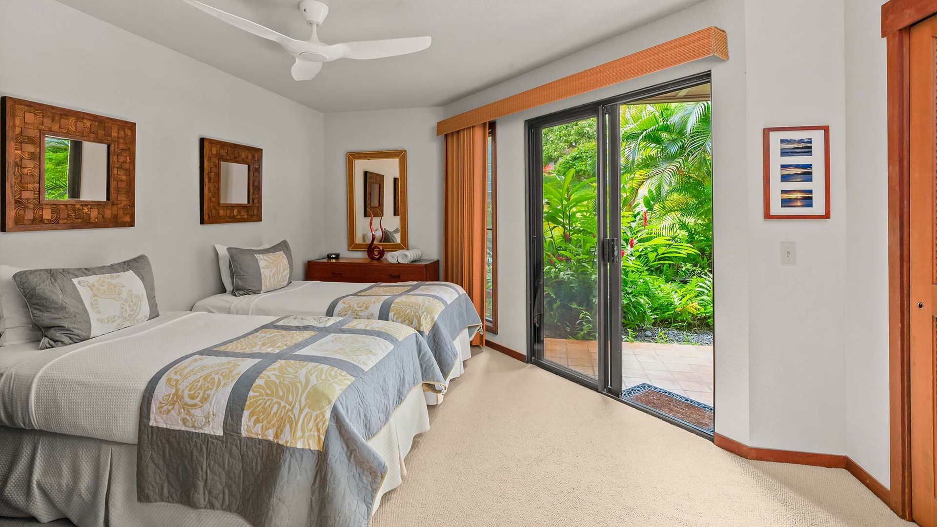 Nihi Kai Villas at Poipu #501 - Second Guest Bedroom Suite & Lanai - Parrish Kauai